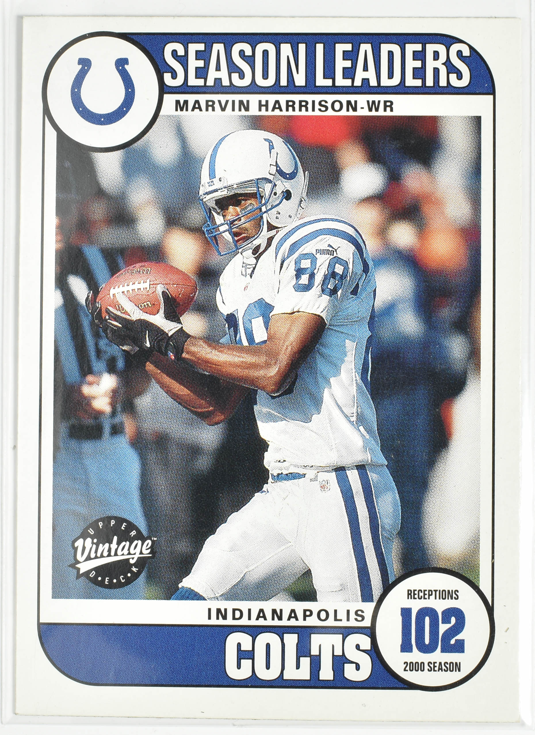 Marvin Harrison 193 Upper Deck 2001 Colts Football Card