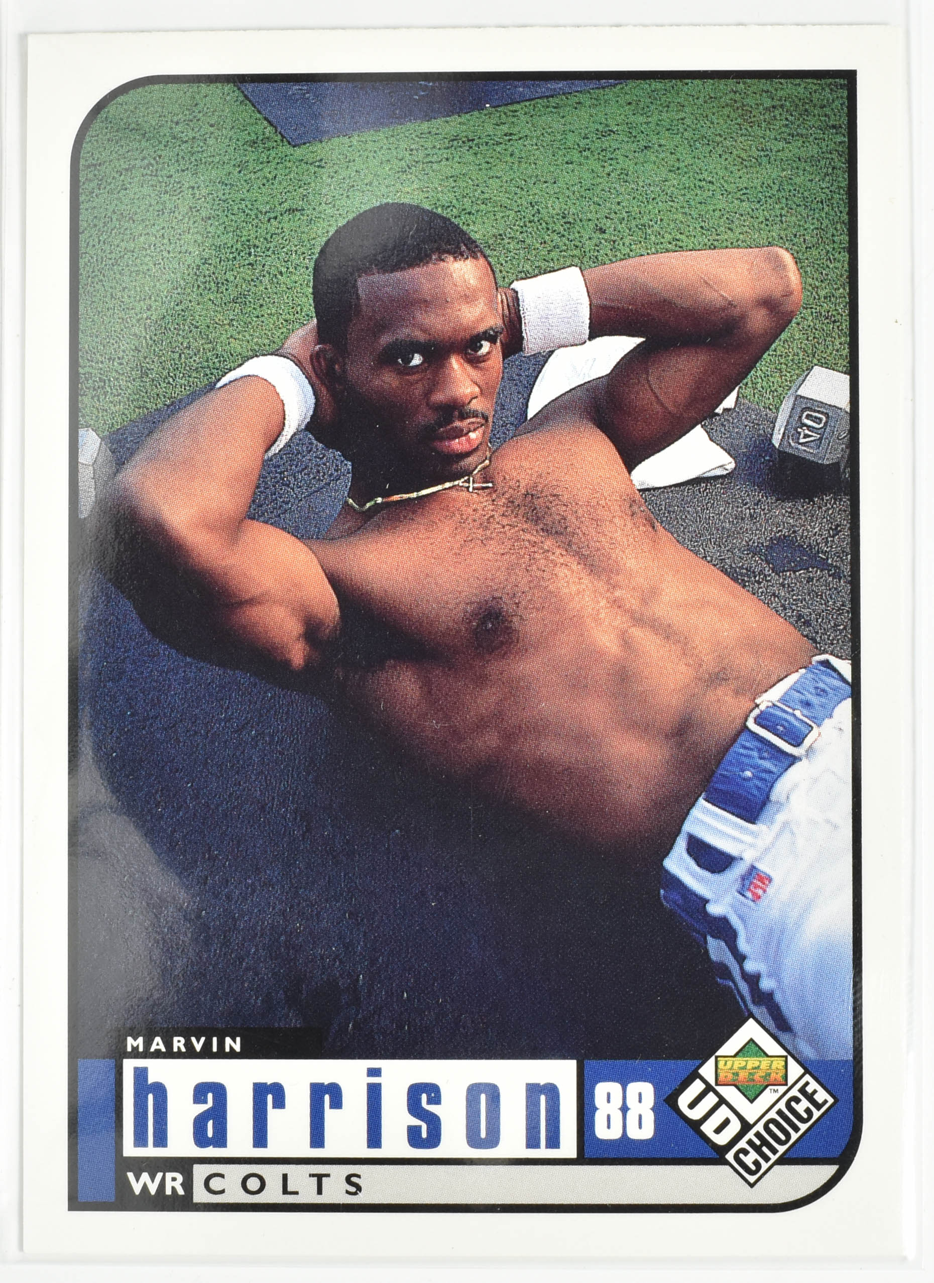 Marvin Harrison 71 Upper Deck Choice 1998 Colts Football Card