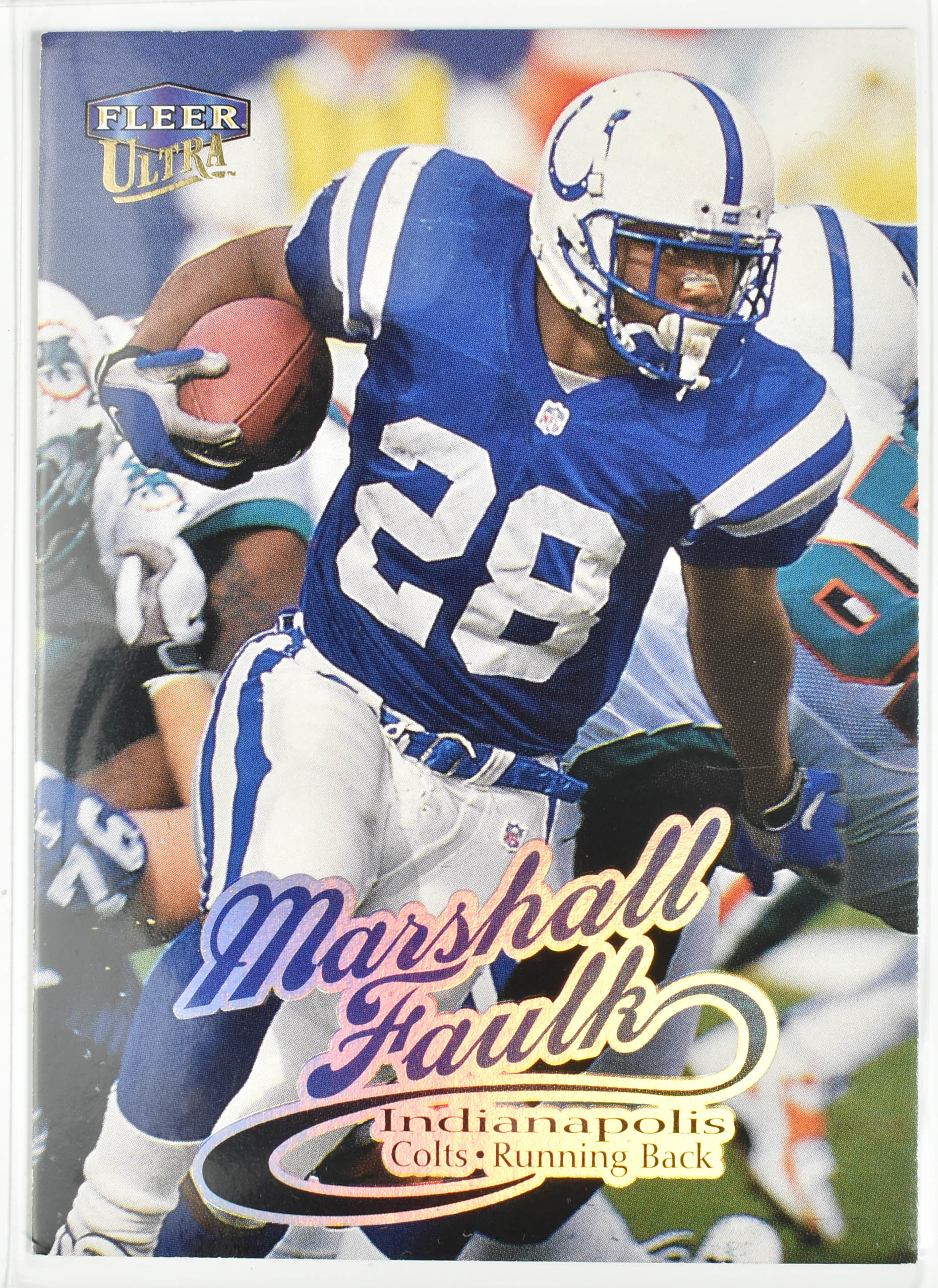 Marshall Faulk 85 Fleer Ultra 1999 Colts Football Card