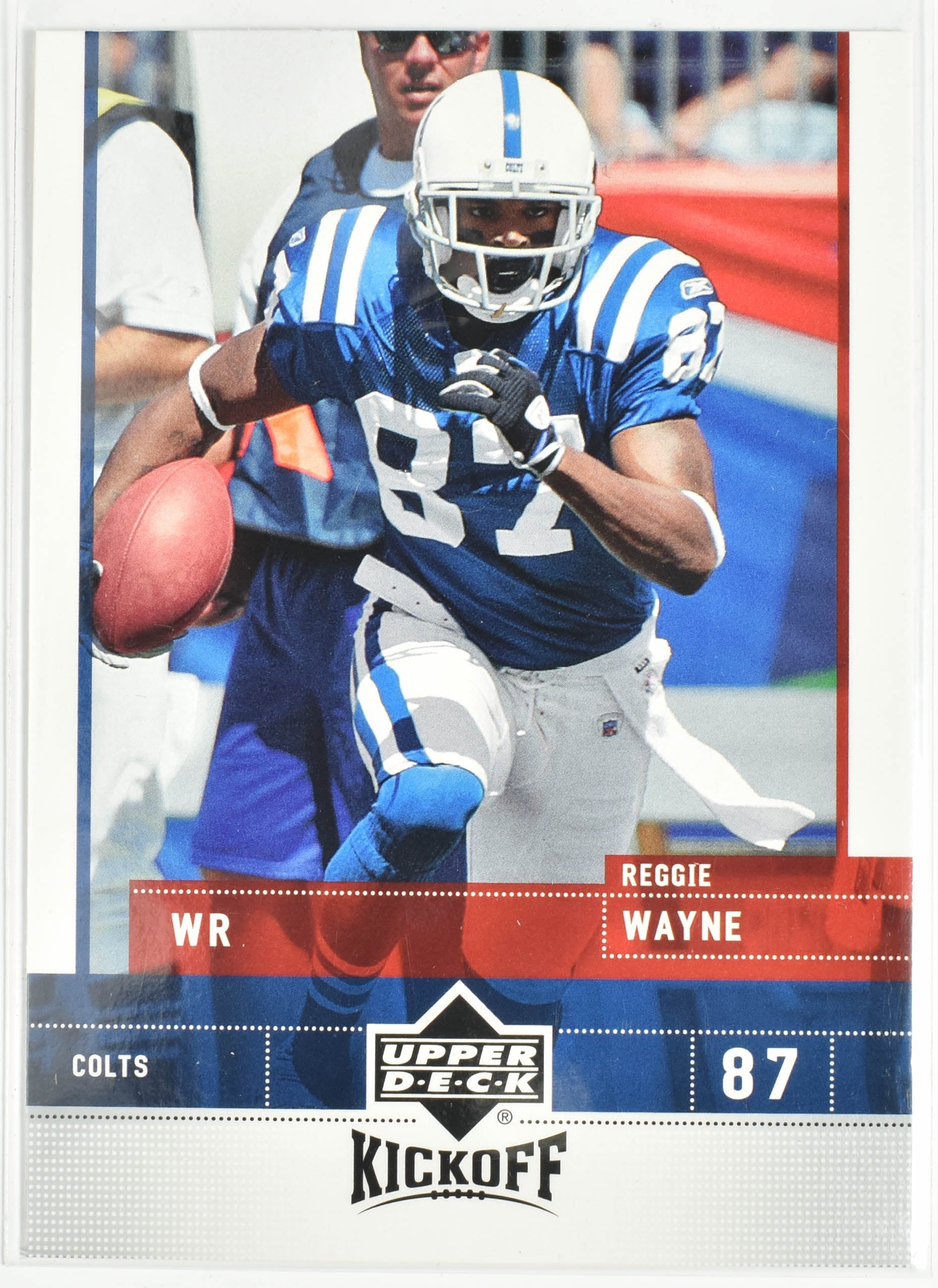 Reggie Wayne 2005 Upper Deck NFL Kickoff Football 38 Indianapolis Colts