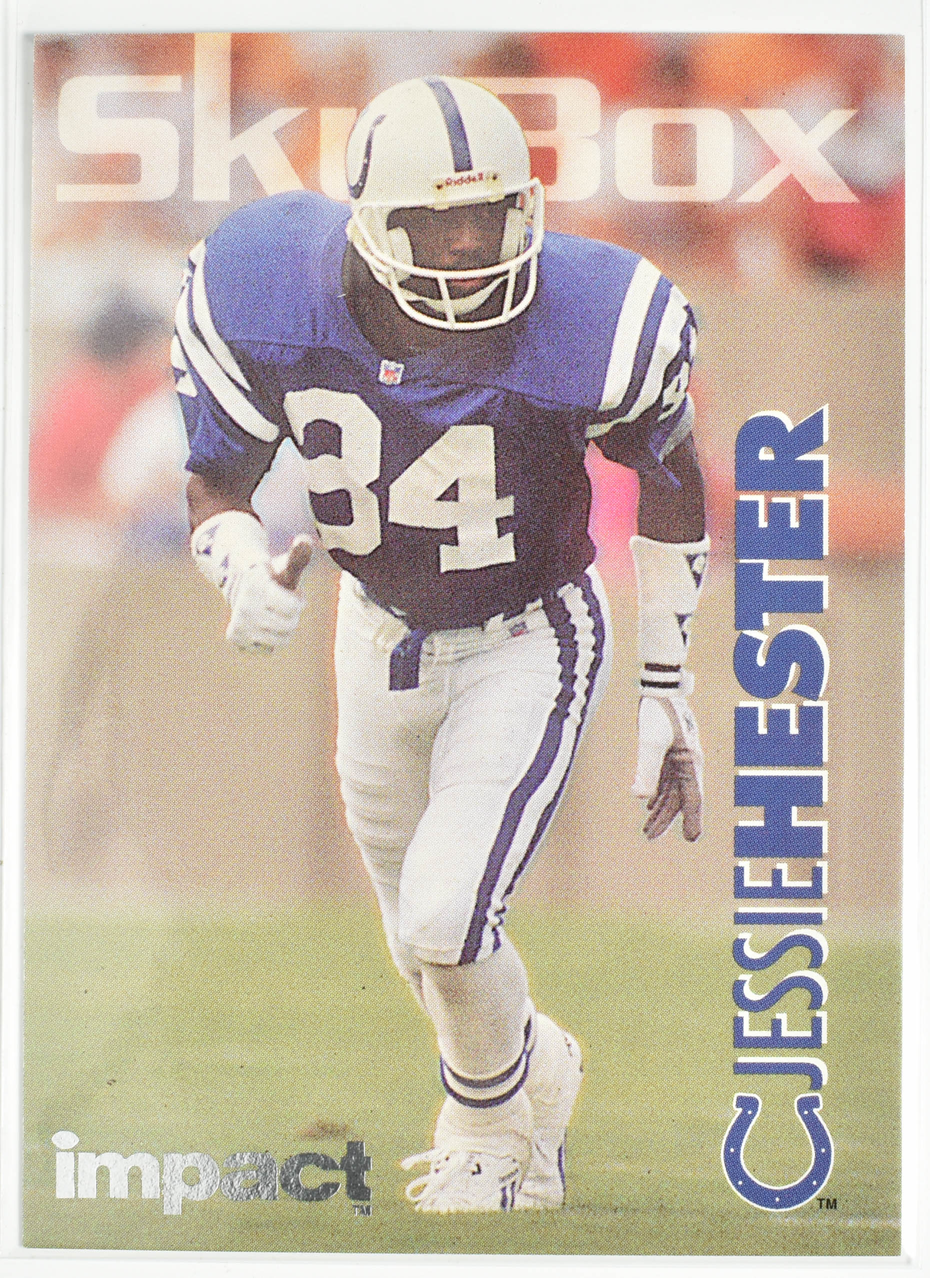 Jessie Hester 136 Skybox Impact Colts Football Card 1993