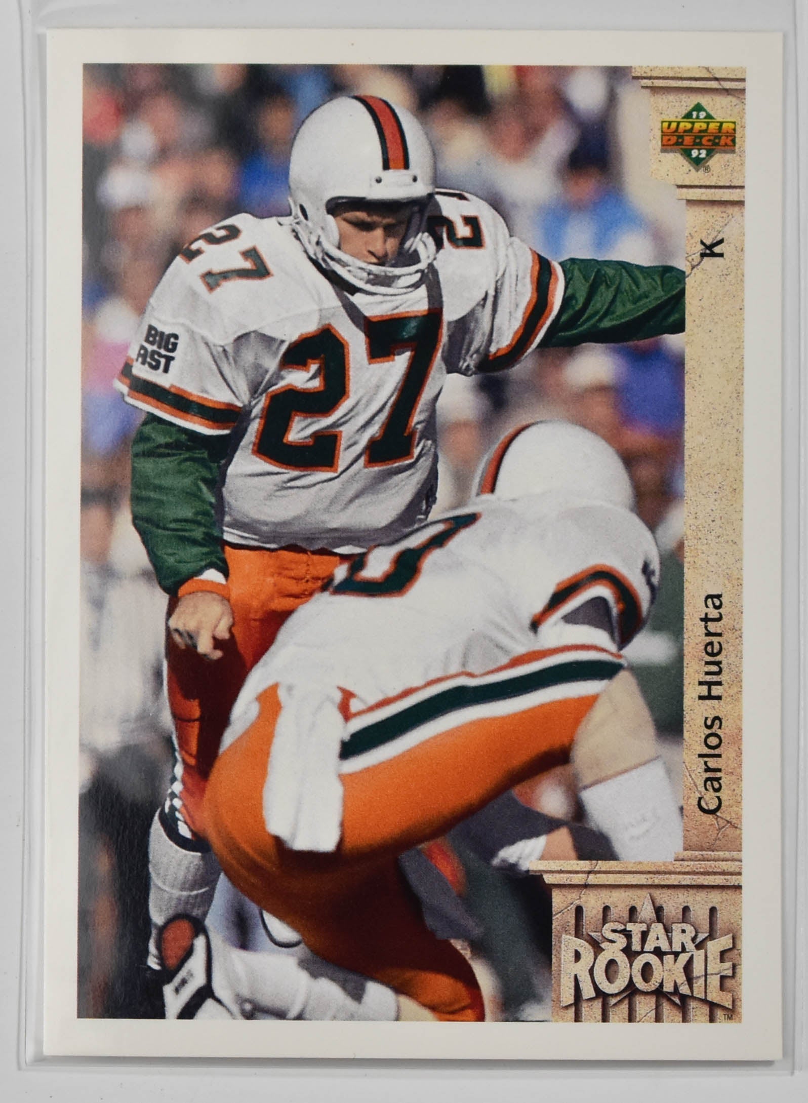 Carlos Huerta 12 Upper Deck 1992 Star Rookie