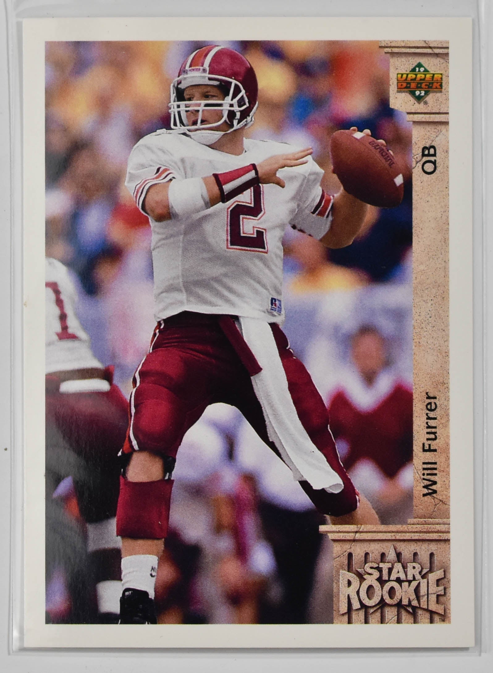 Will Furrer 10 Upper Deck 1992 Star Rookie