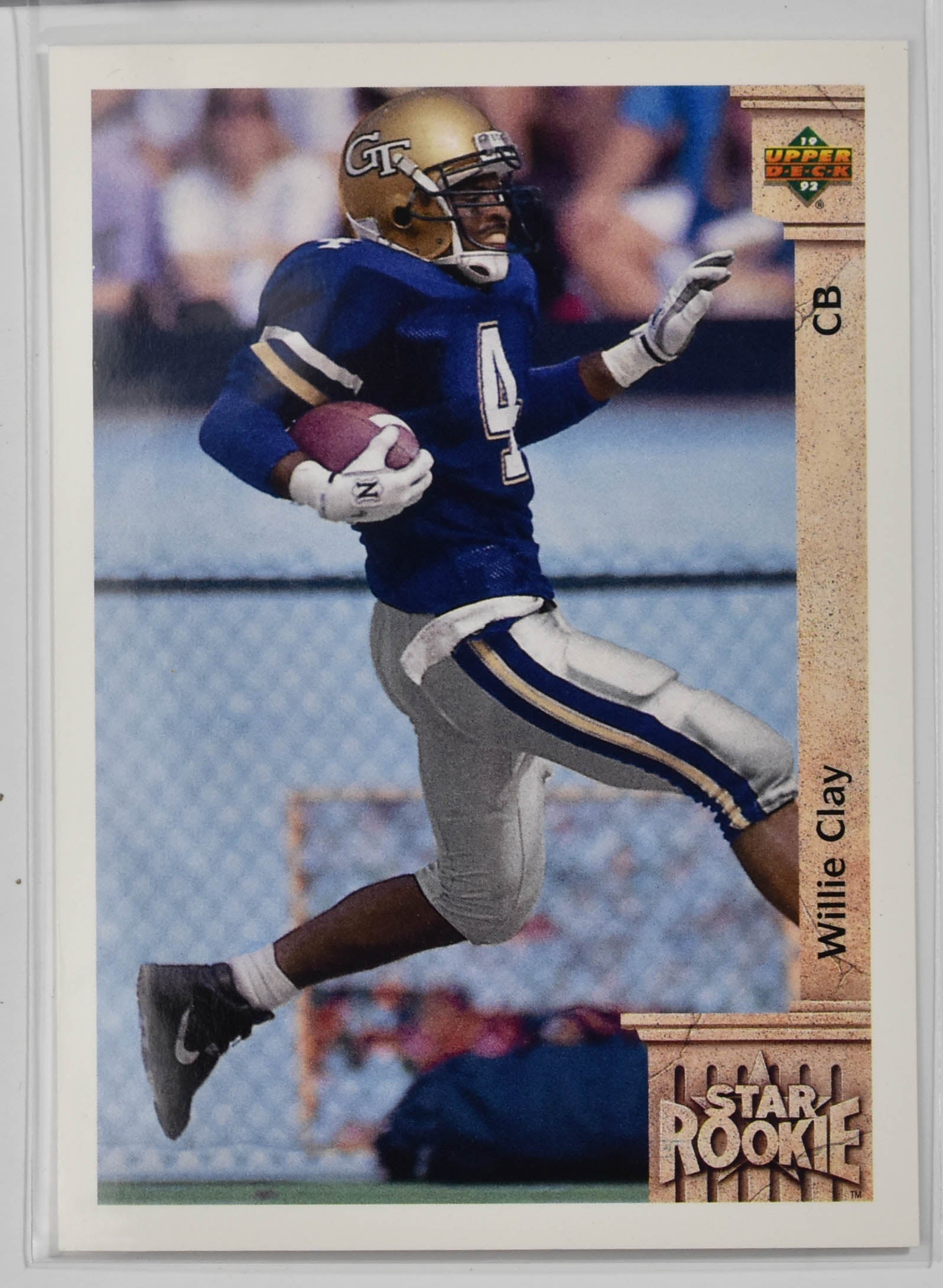 Willie Clay 7 Upper Deck 1992 Star Rookie