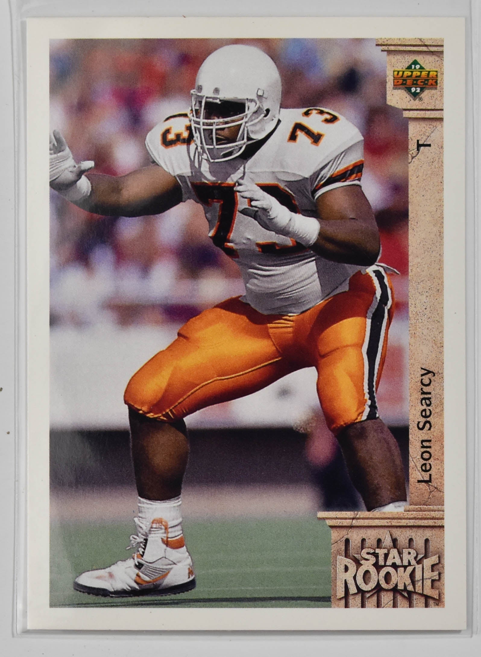Leon Searcy 20 Upper Deck 1992 Star Rookie