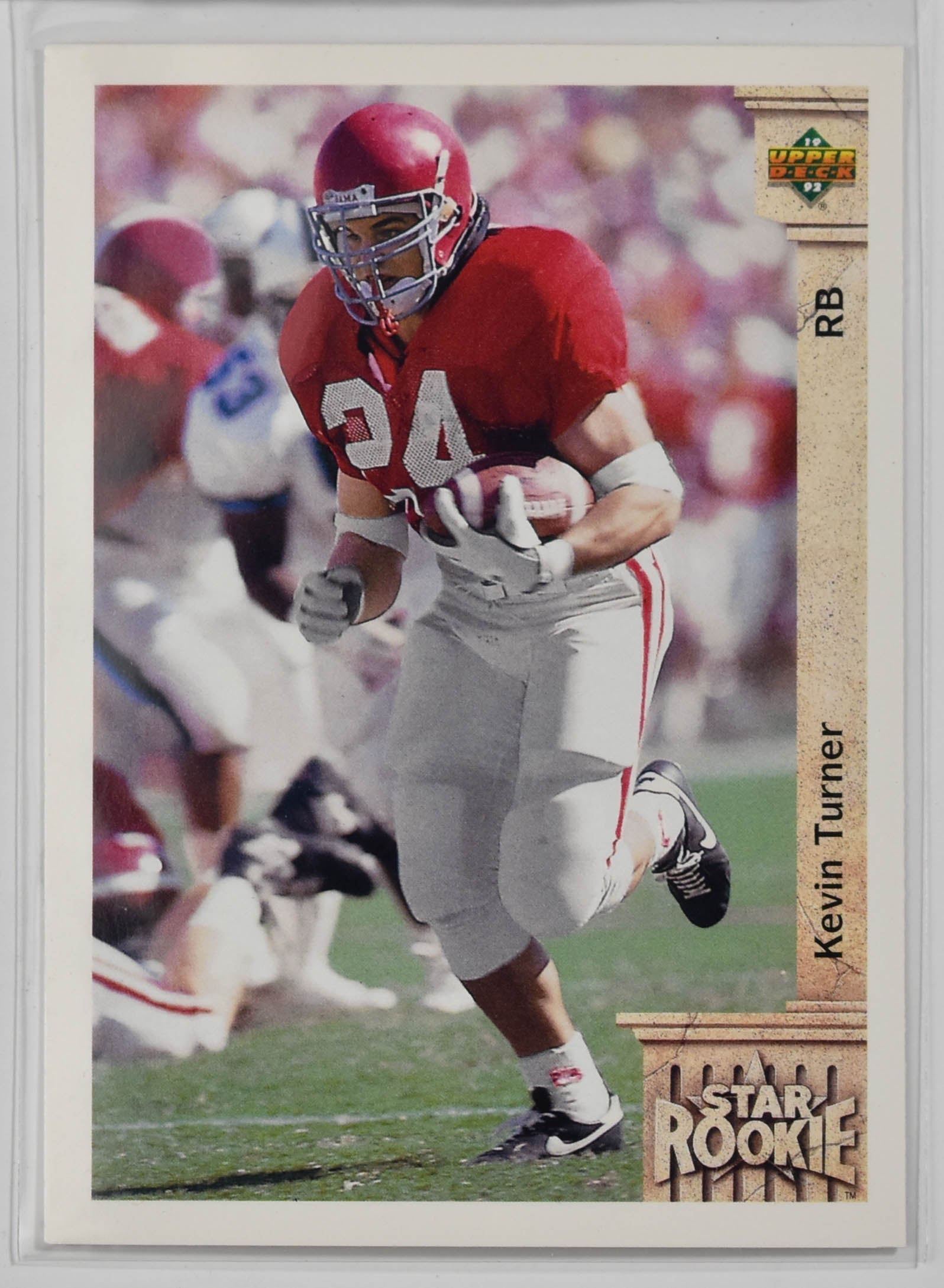Kevin Turner 25 Upper Deck 1992 Star Rookie