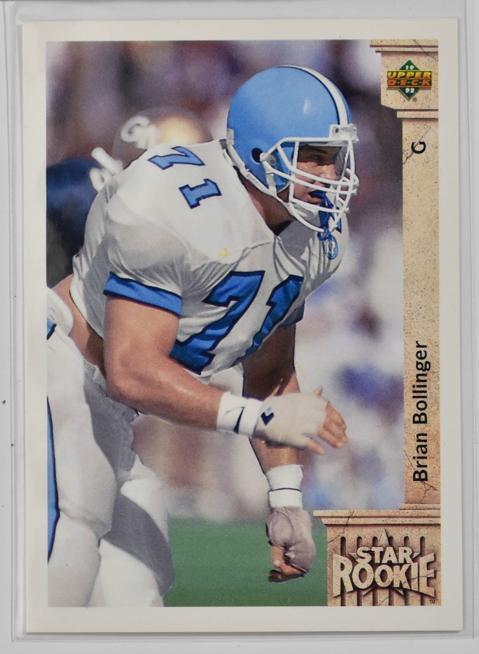 Brian Bollinger 4 Upper Deck 1992 Star Rookie