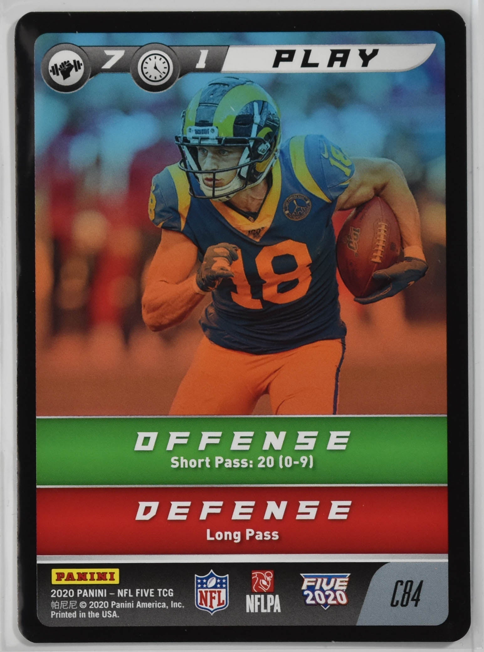 Play Offense Defense c84 Panini 2020 Five TCG
