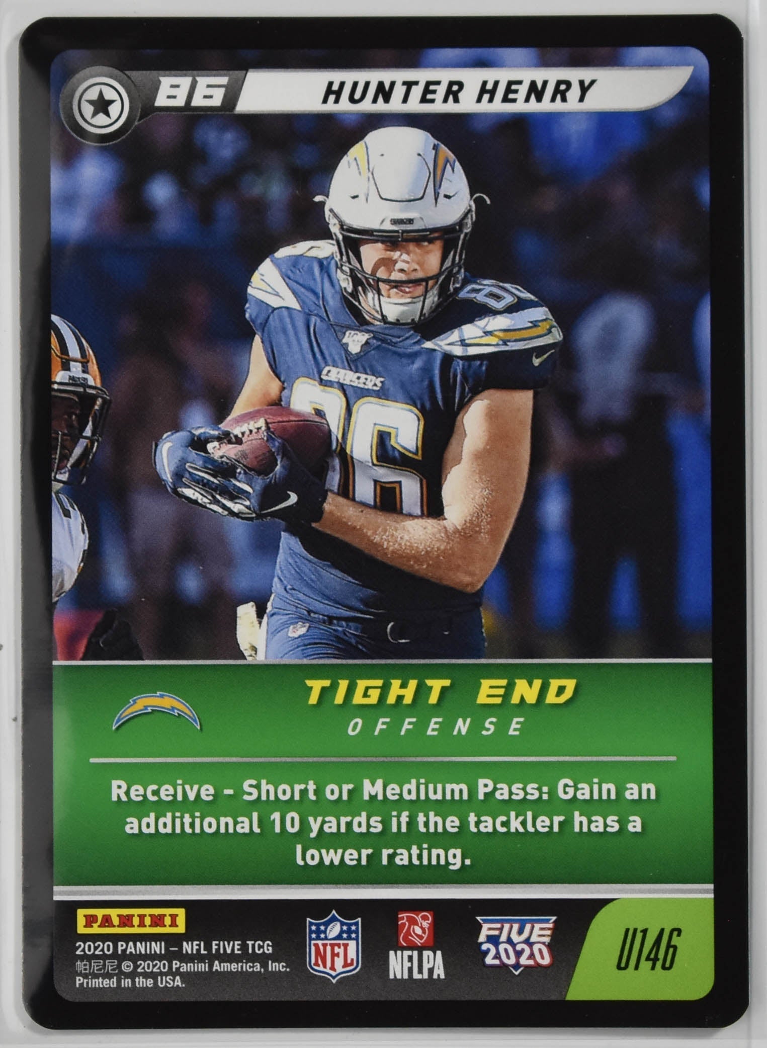 Hunter Henry U146 Panini 2020 Five TCG