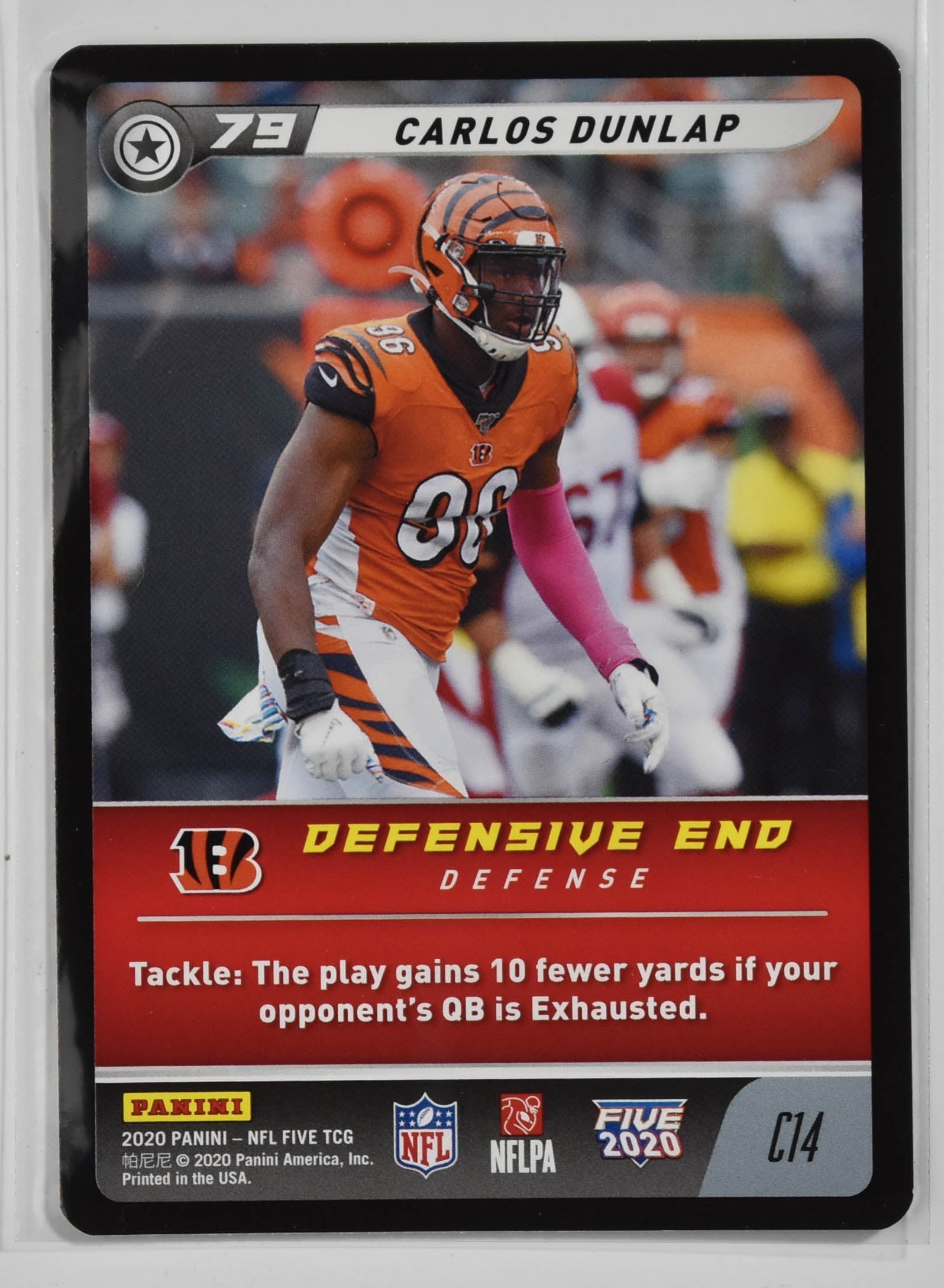 Carlos Dunlap C14 Panini 2020 Five TCG