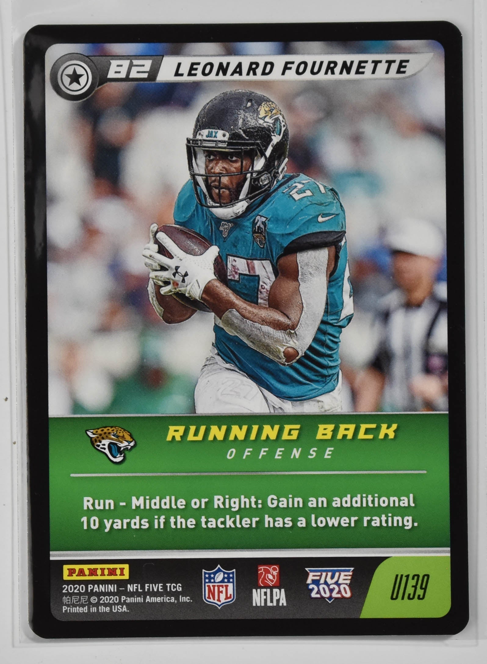 Leonard Fournette U139 Panini 2020 Five TCG
