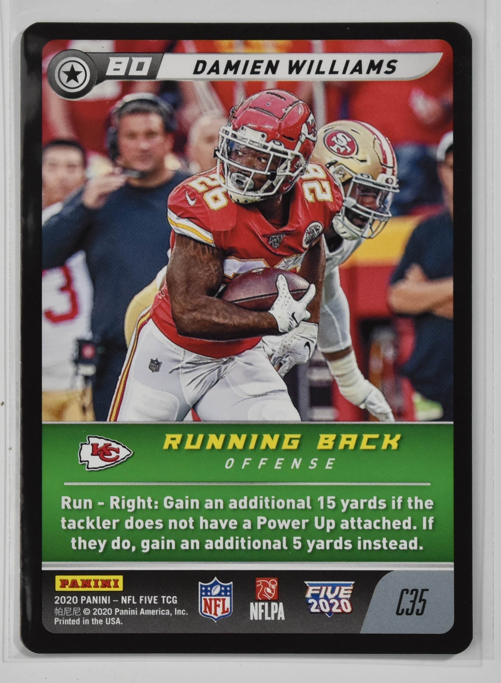 Damien Williams C35 Panini 2020 Five TCG