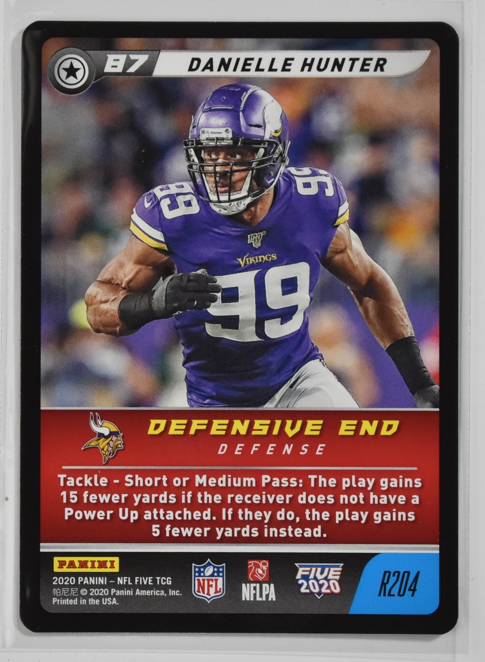 Danielle Hunter R204 Panini 2020 Five TCG