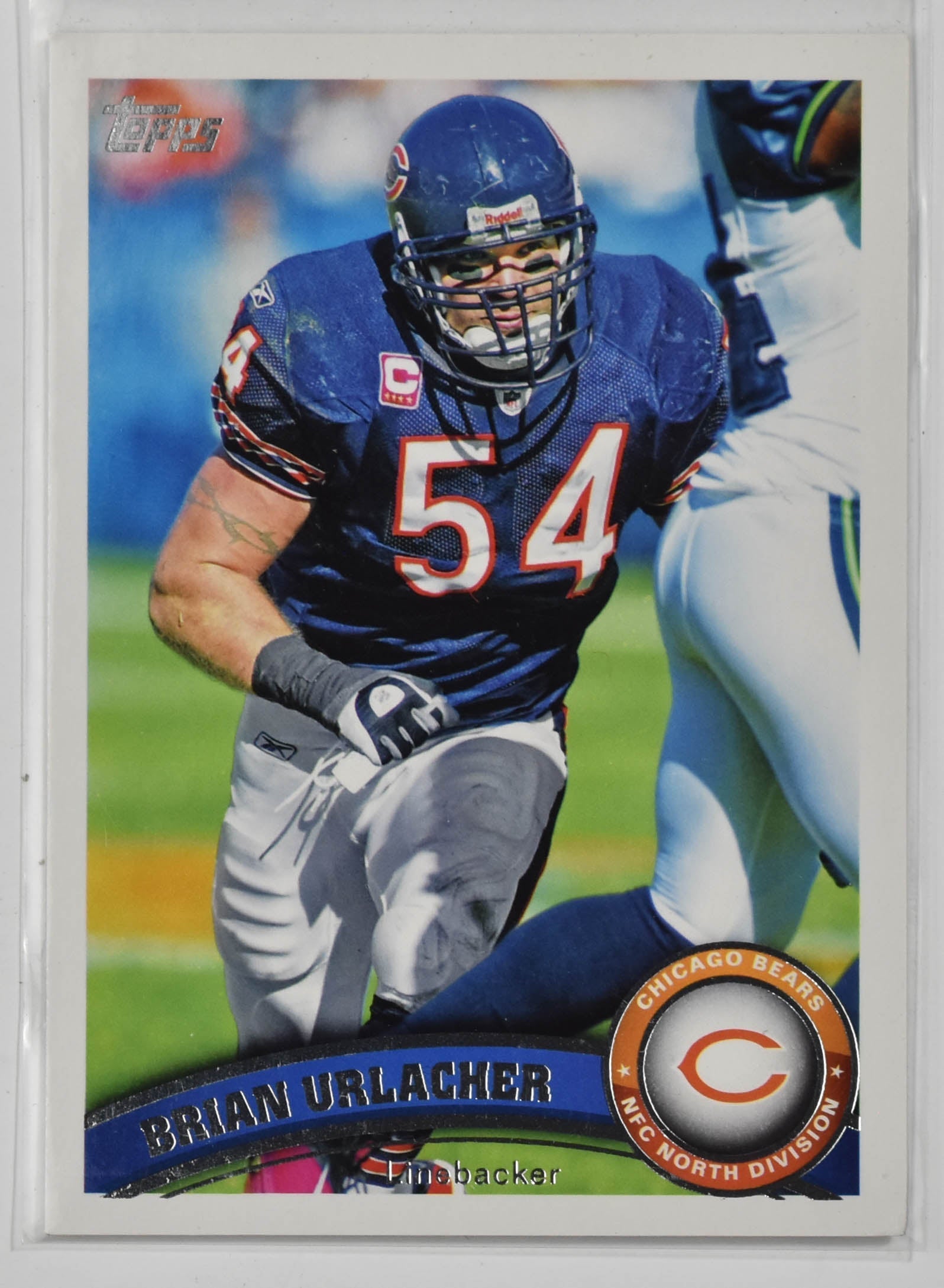 Brian Urlacher 171 Topps 2011 Chicago Bears Football Card