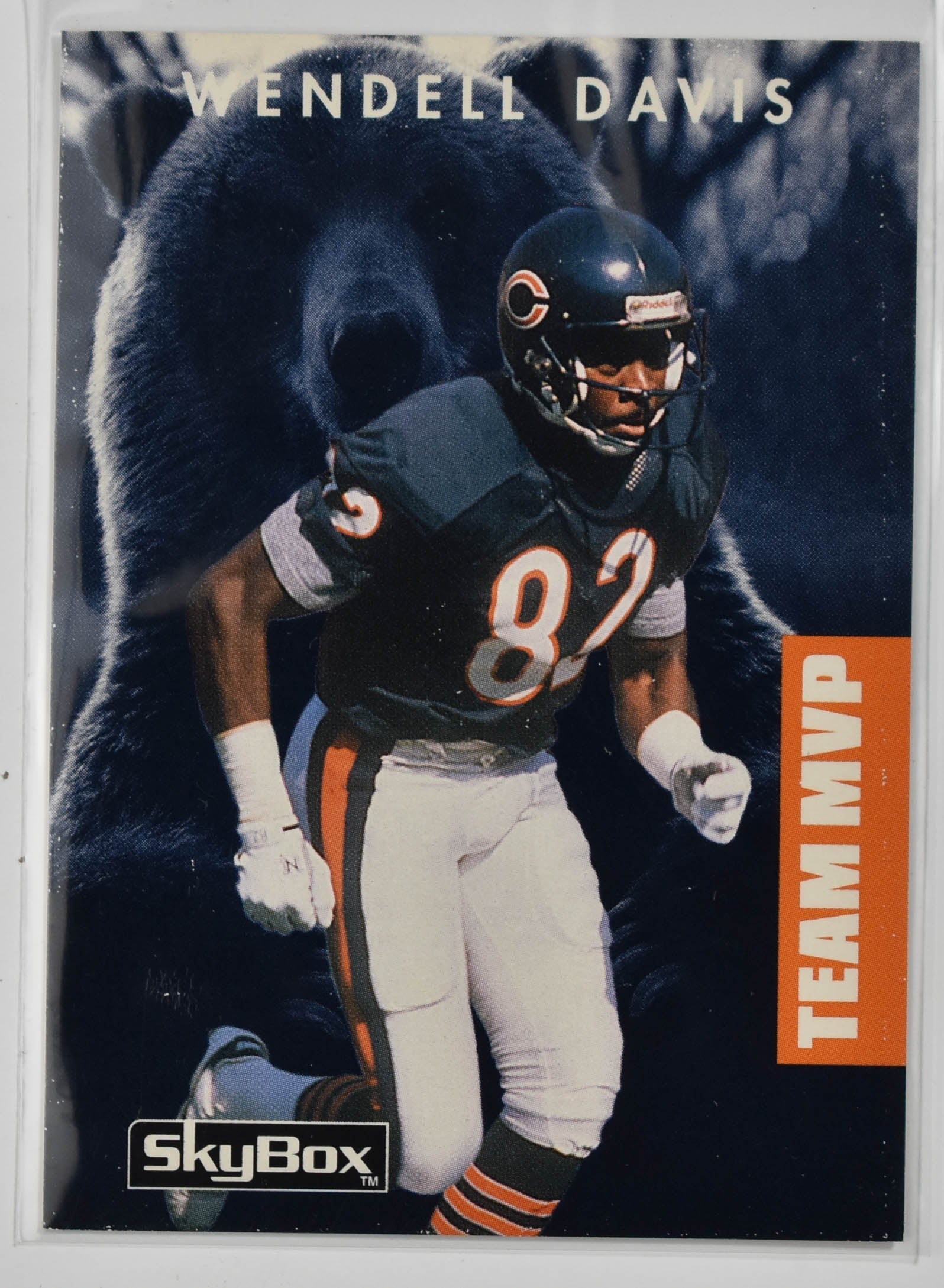 Wendell Davis 232 Skybox 1992 Chicago Bears Football Card