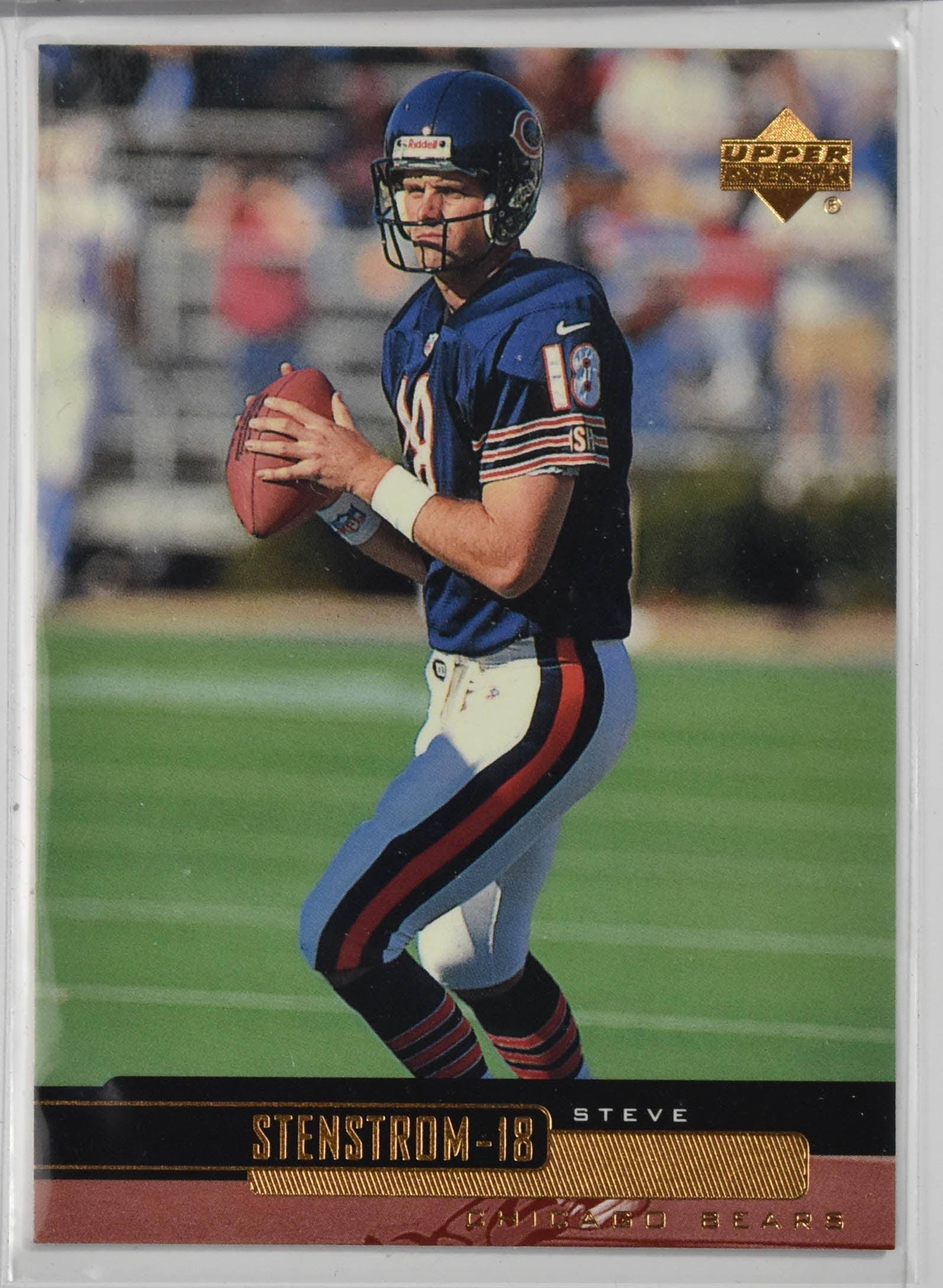 Steve Stenstrom 40 Upper Deck 1999 Chicago Bears Football Card