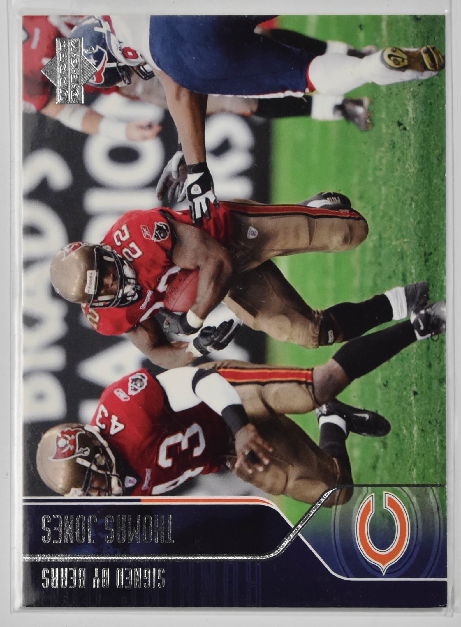 Thomas Jones 35 Upper Deck 2004 Chicago Bears Football Card