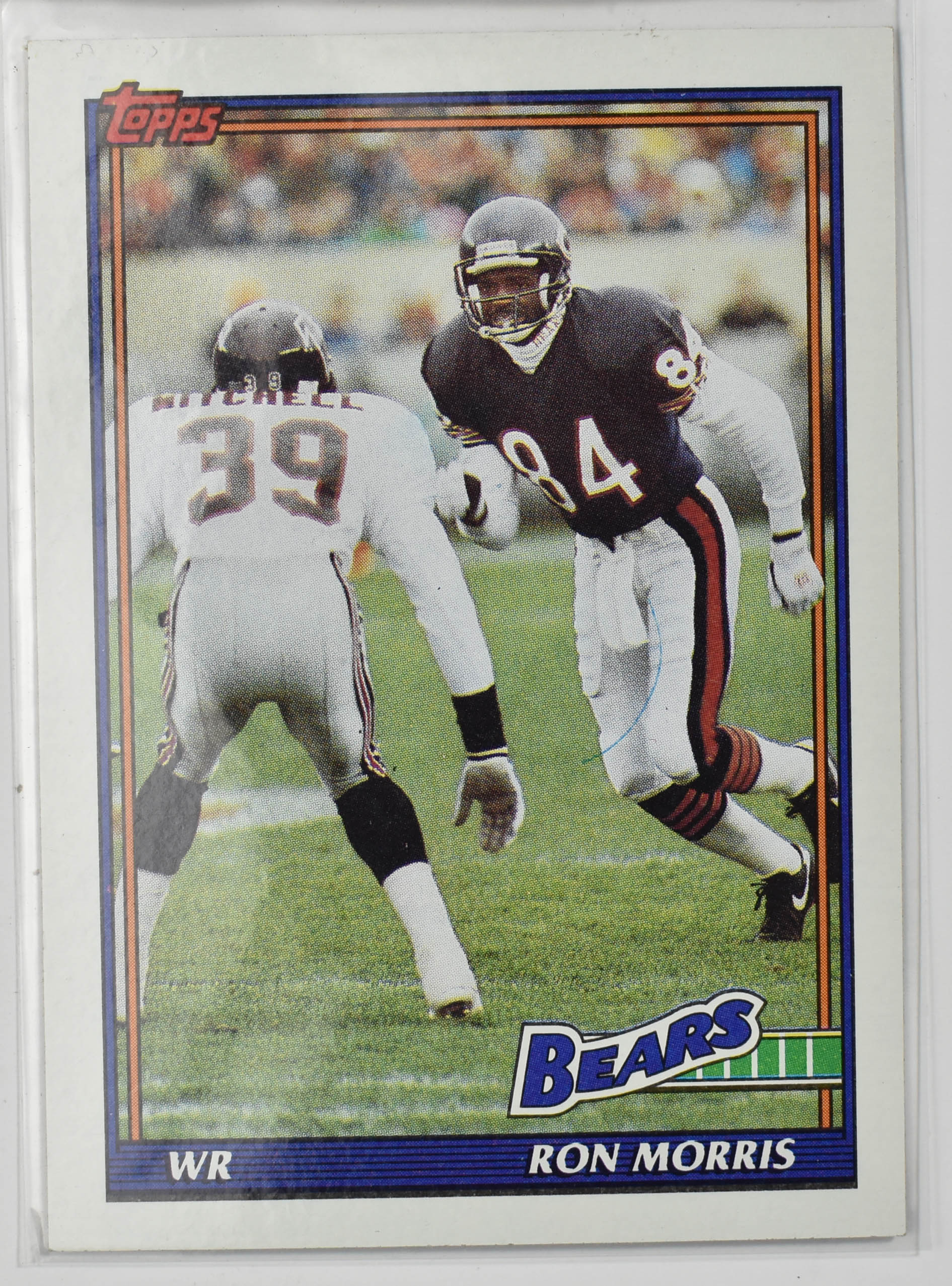 Ron Morris 162 Topps 1991 Chicago Bears Football Card