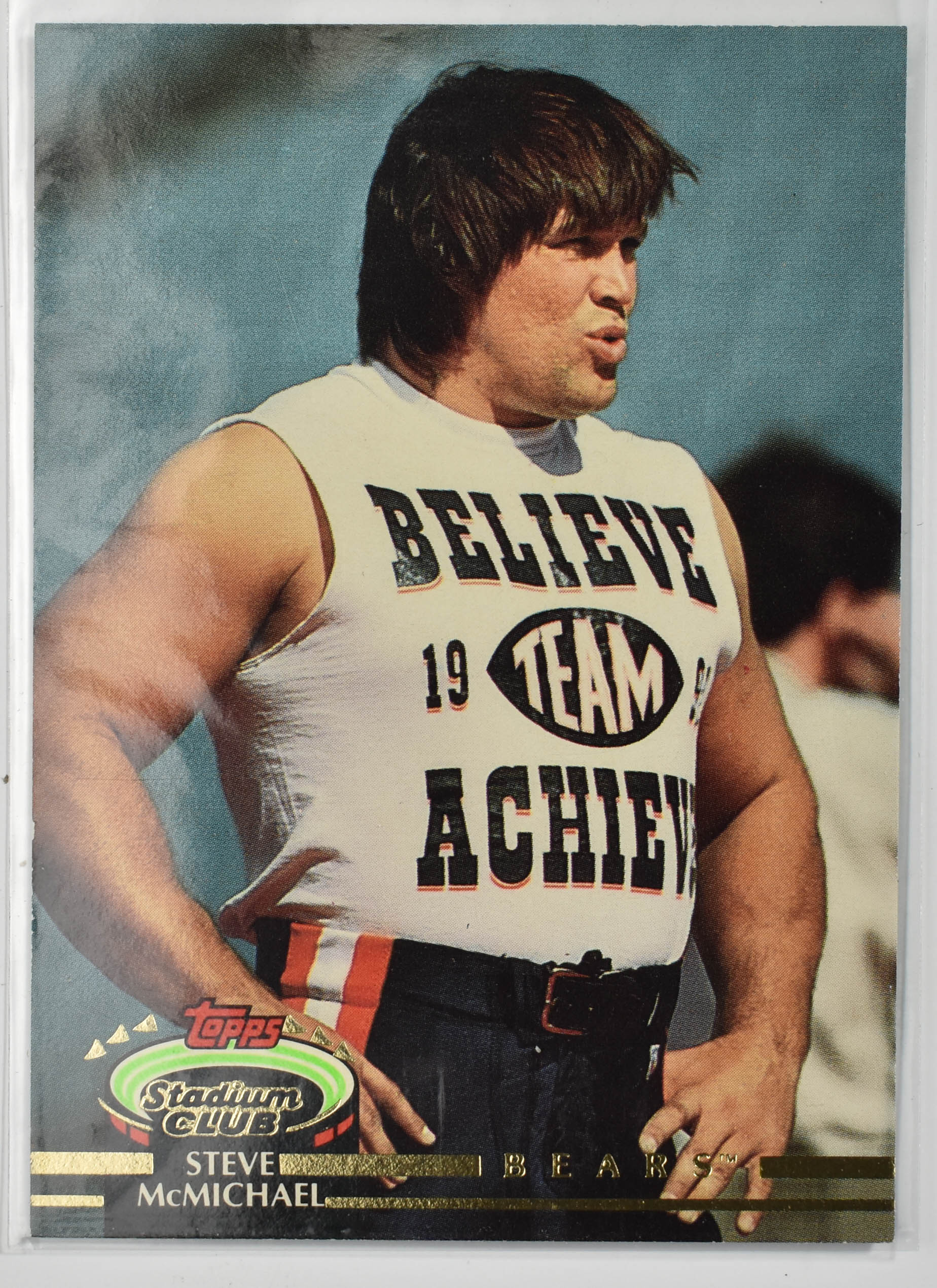 Steve Michaels 227 Topps Stadium Club 1992 Bears Football Card