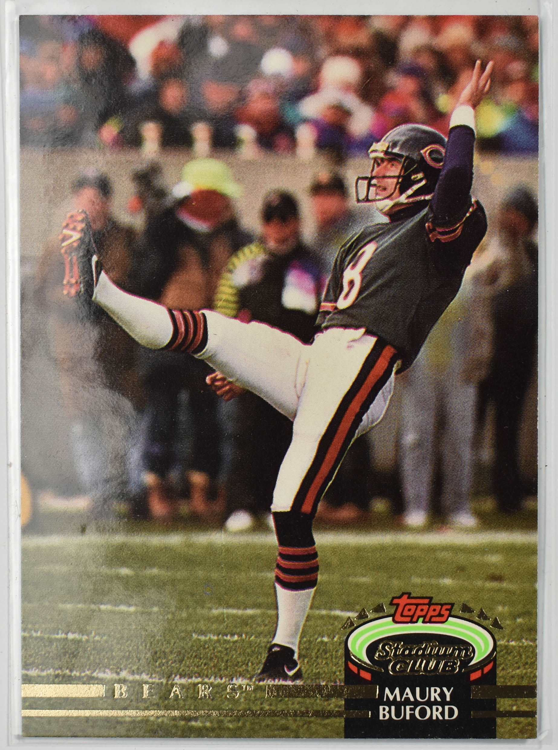 Maury Buford 531 Topps Stadium Club 1992 Bears Football Card