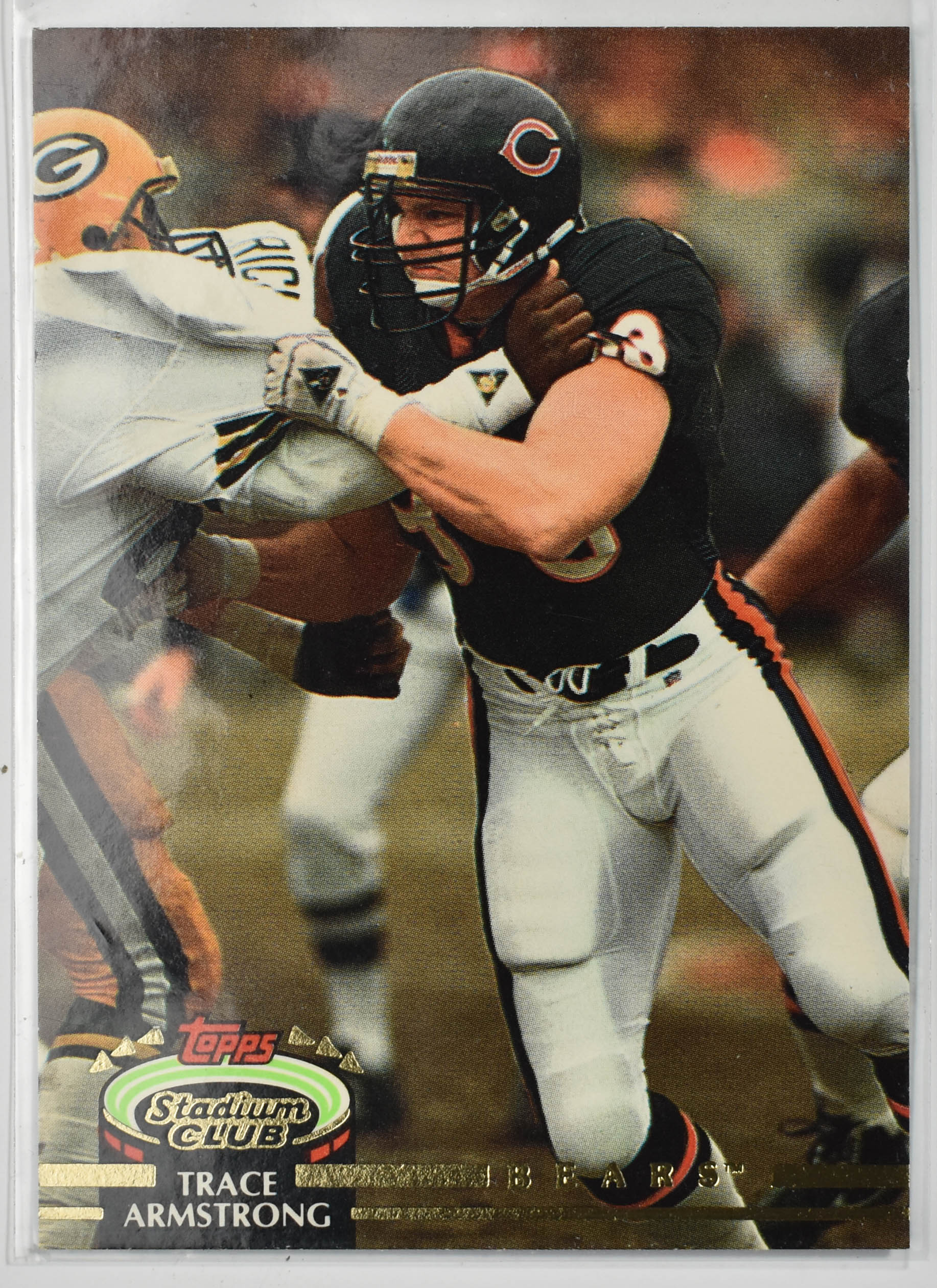 Trace Armstrong 164 Topps Stadium Club 1992 Bears Football Card