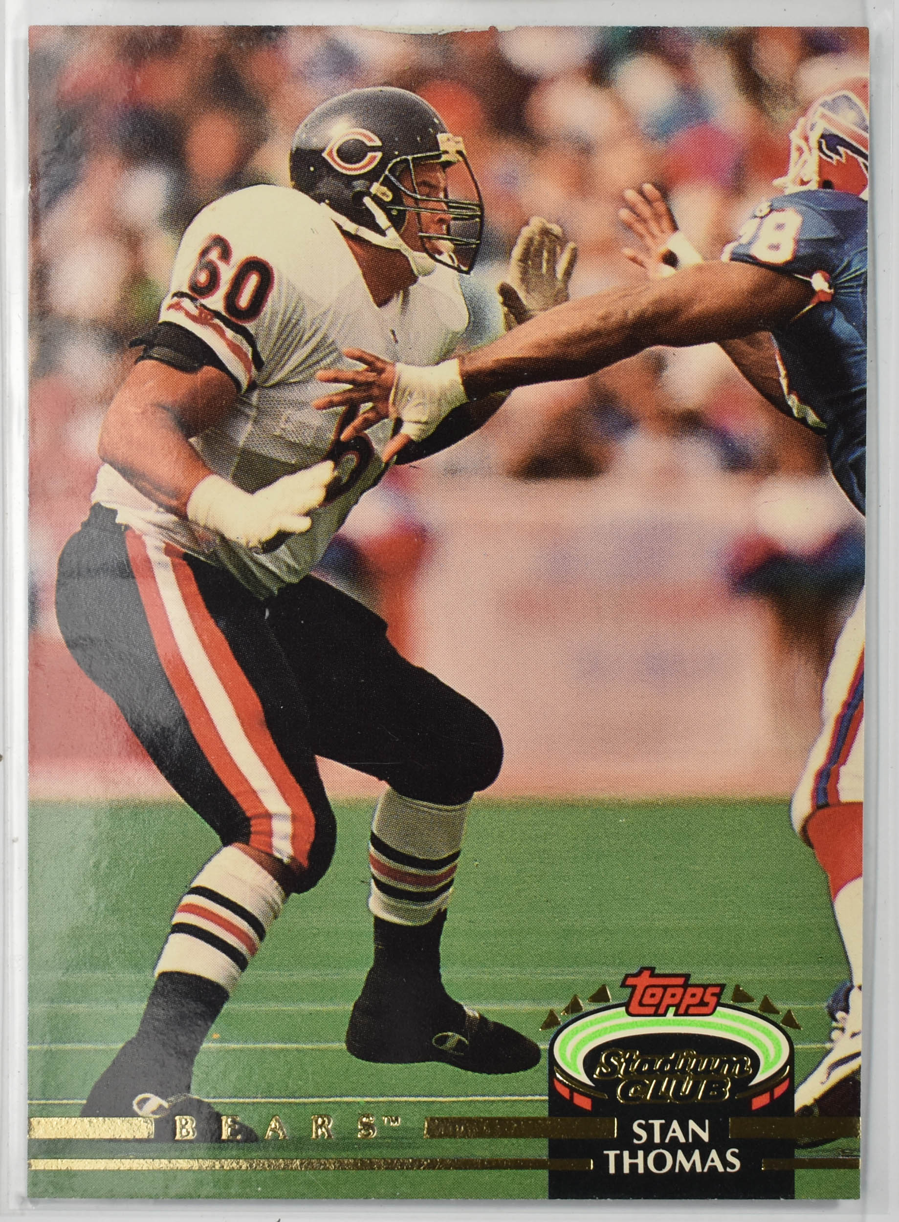 Stan Thomas 195 Topps Stadium Club 1992 Chicago Bears Football Card