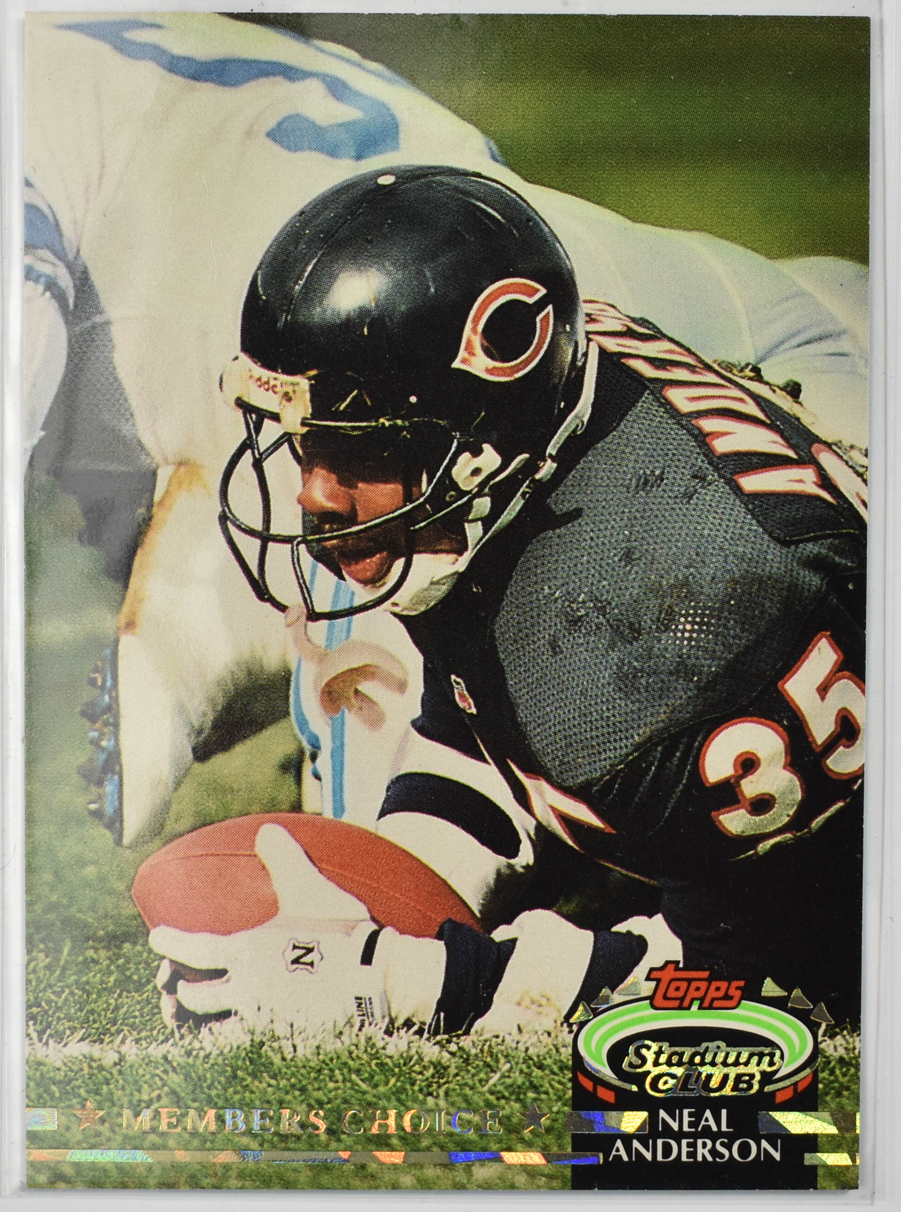 Neal Anderson 305 Topps Stadium Club 1992 Chicago Bears Football Card