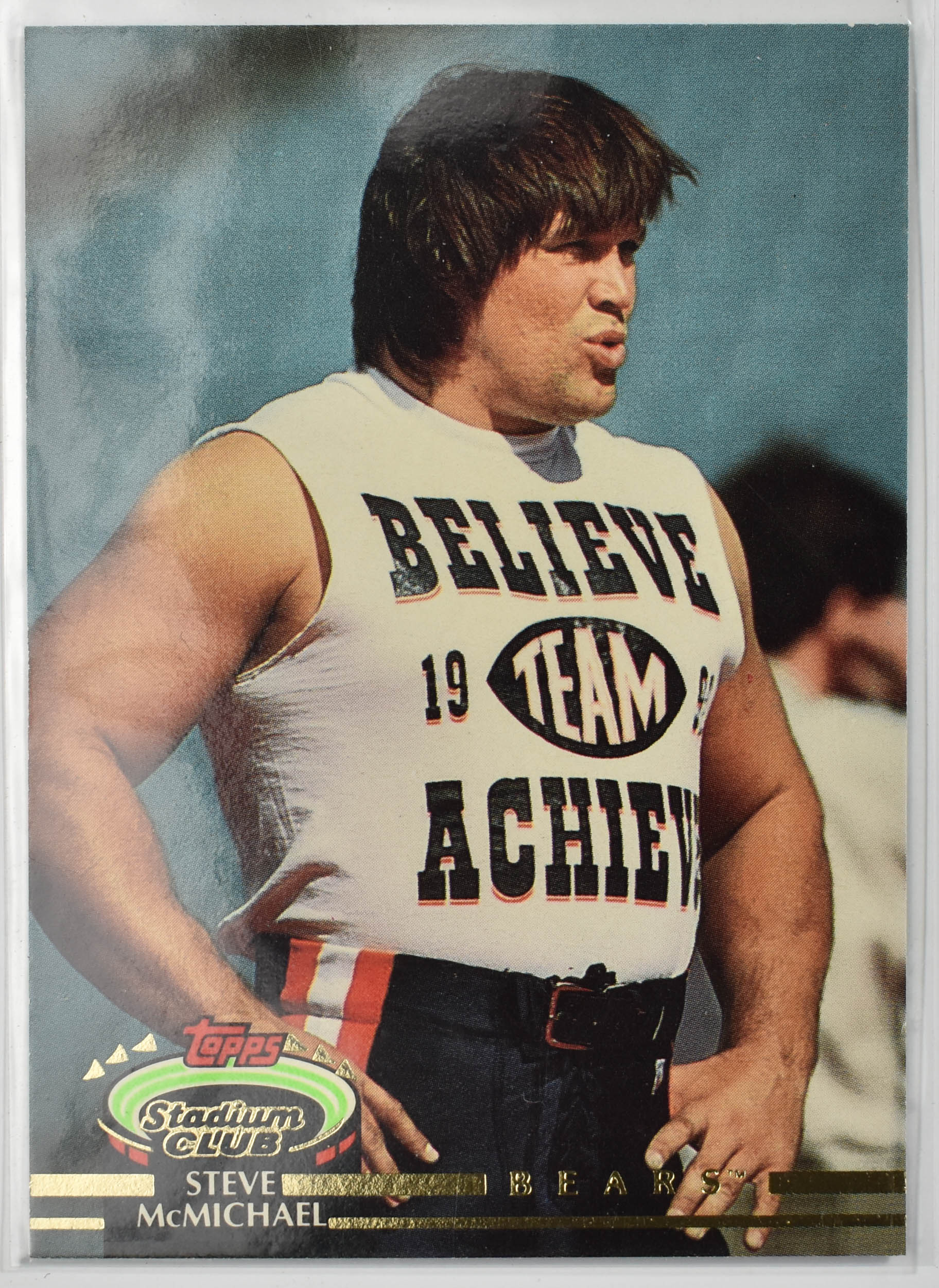 Steve Michaels 227 Topps Stadium Club 1992 Chicago Bears Football Card