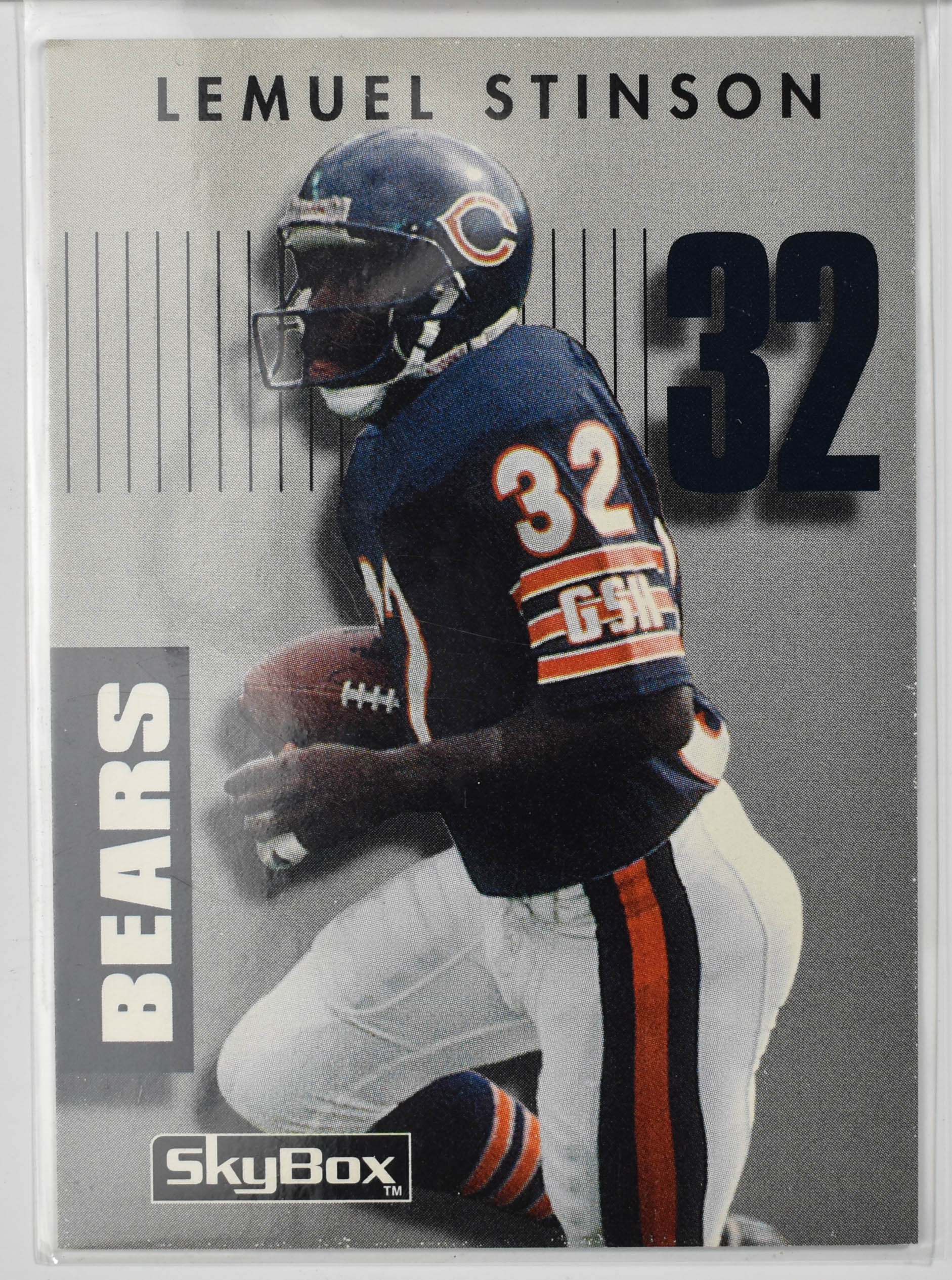 Lemuel Stinson 109 Skybox 1992 Primetime Chicago Bears Football Card