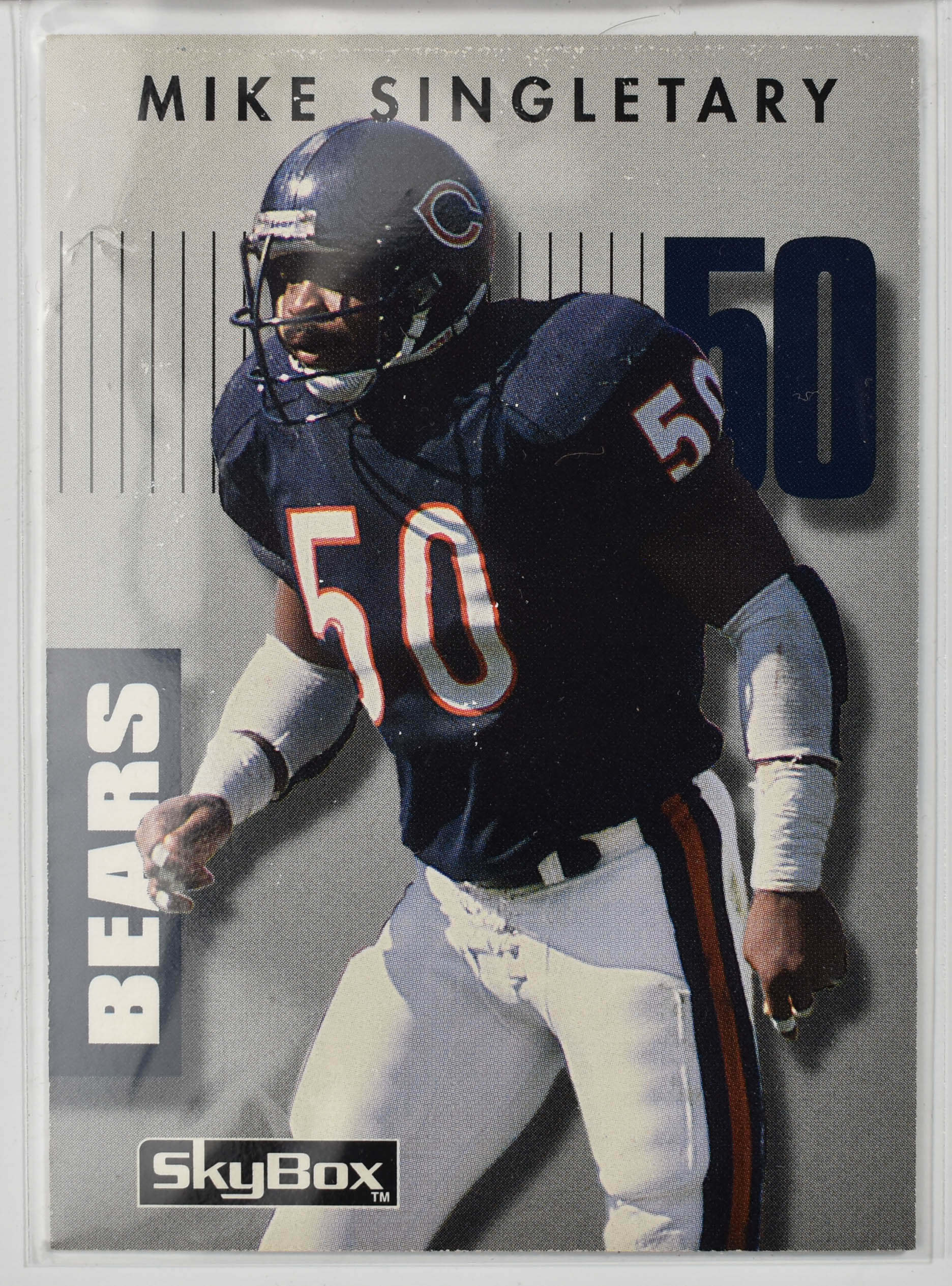 Mike Singletary 085 Skybox 1992 Primetime Chicago Bears Football Card