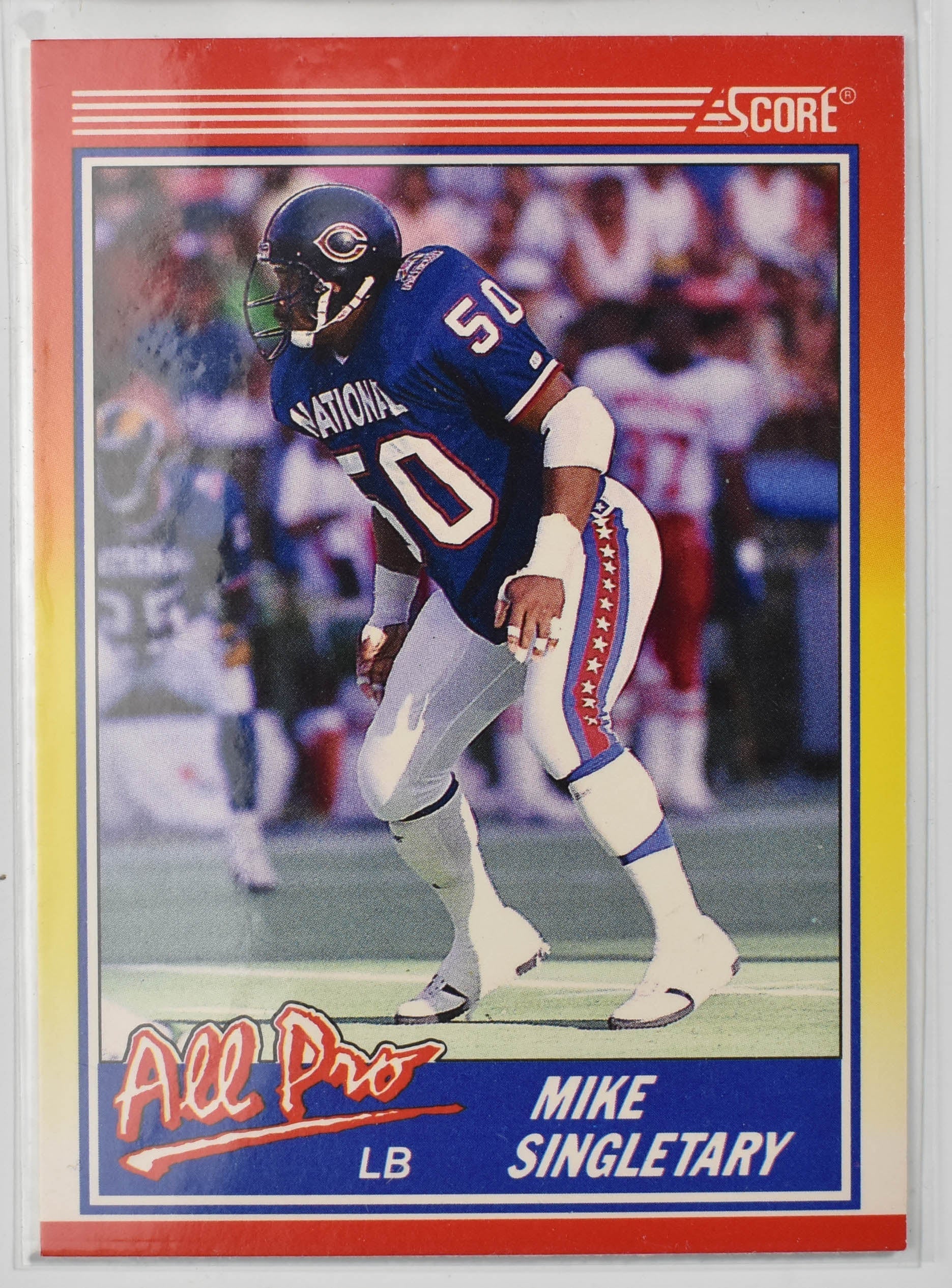 Mike Singletary 570 Score 1990 Chicago Bears All Pro