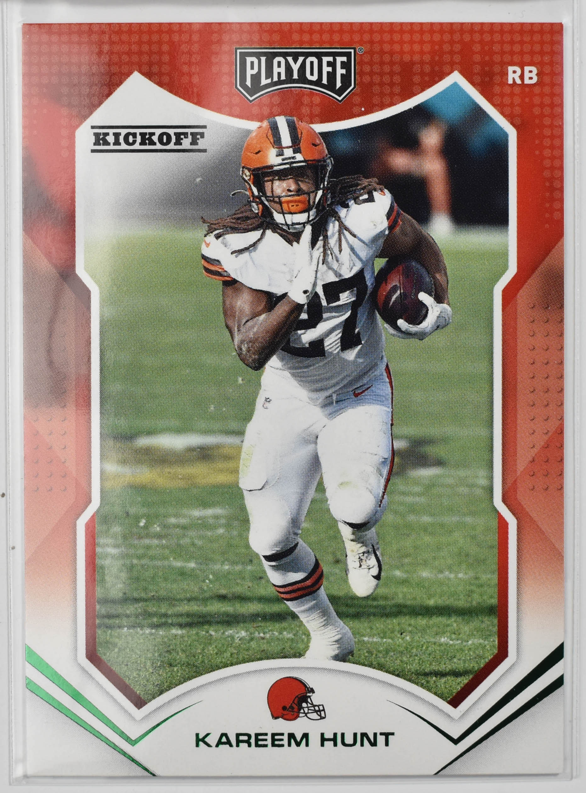 Kareem Hunt 42 Panini Playoff Football 2021 Football Card
