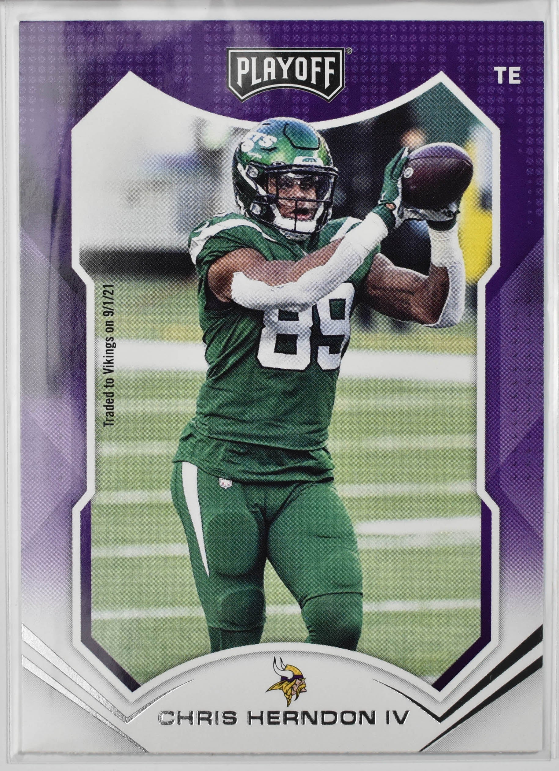 Chris Herndon IV 21 Panini Playoff Football 2021 Football Card