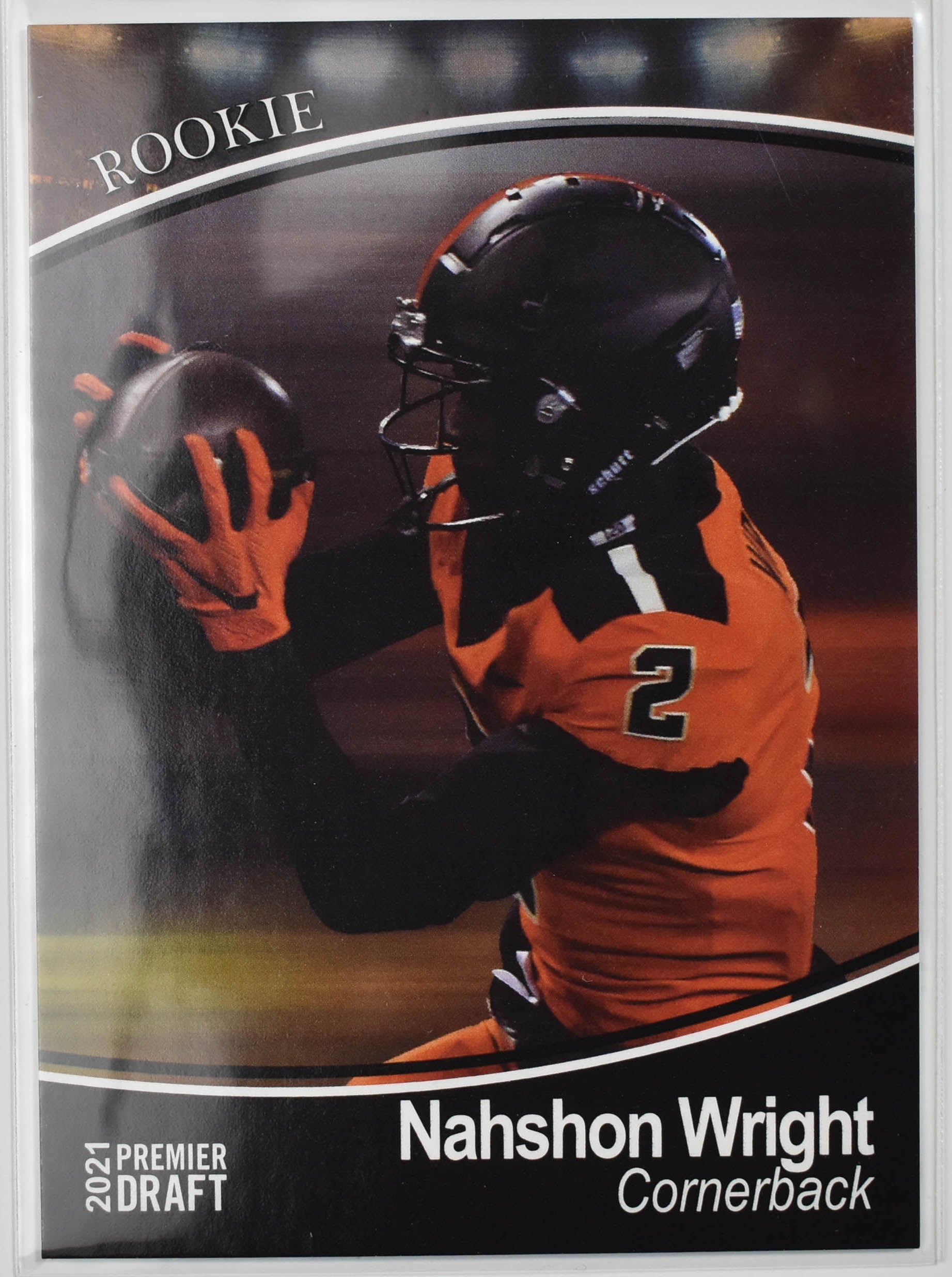 Nahshon Wright 32 Rookie 2021 Premier Draft Sage Next Level