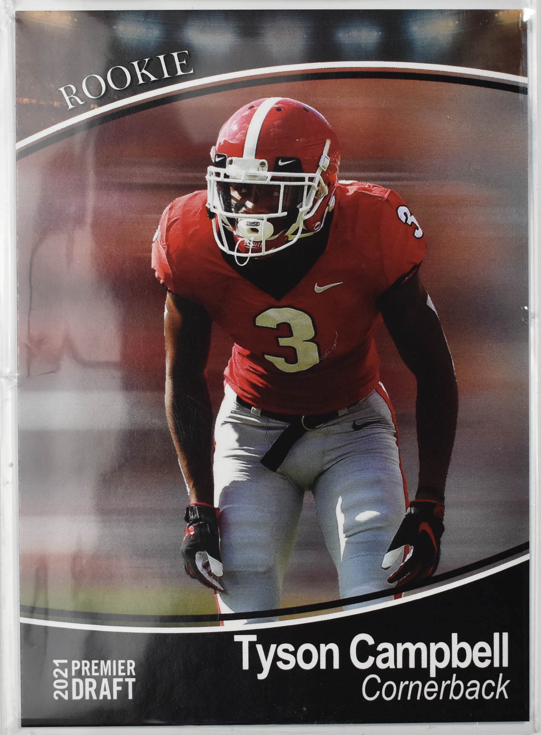 Tyson Campbell 55 Rookie 2021 Premier Draft Sage Next Level