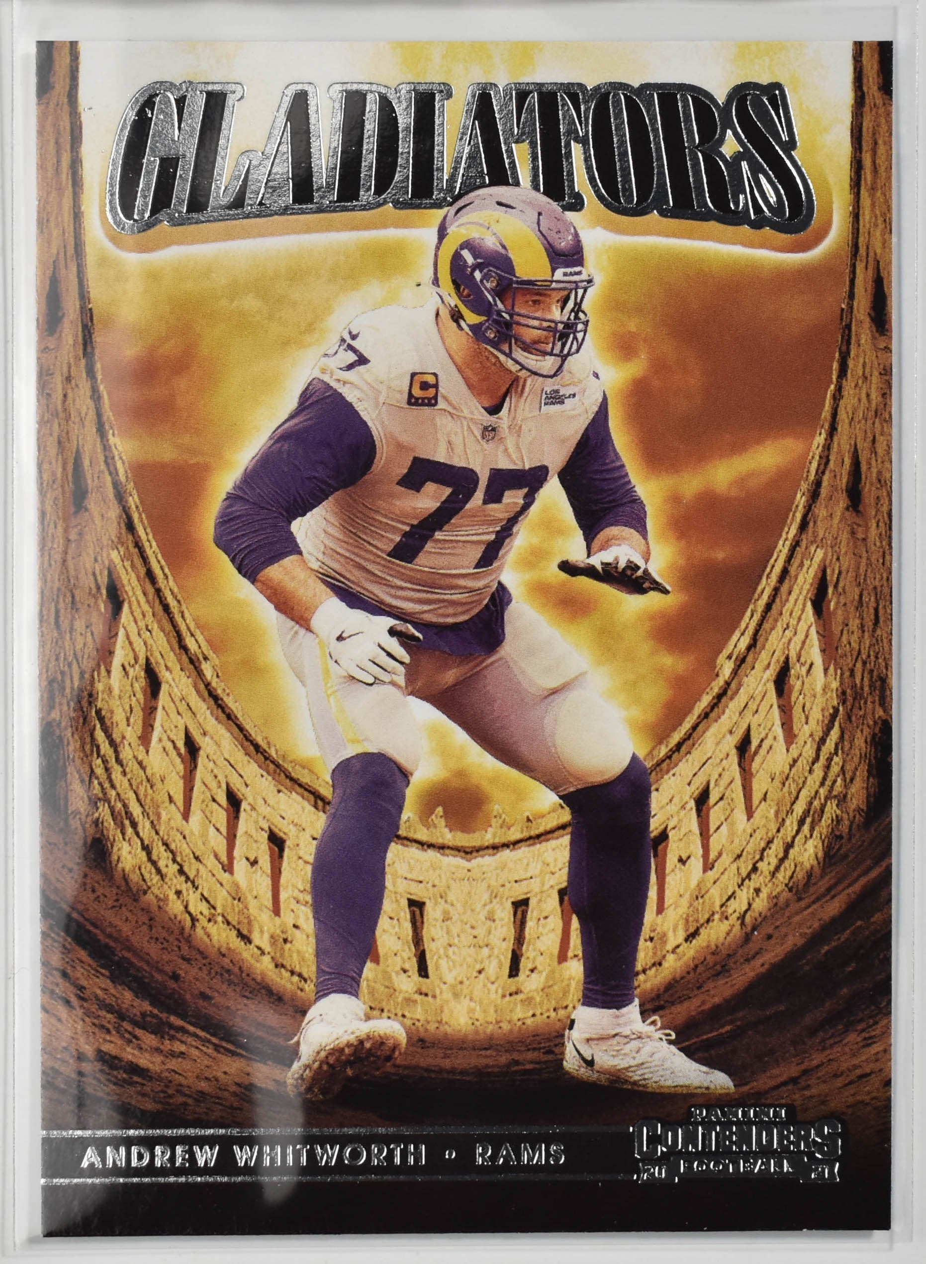 Andrew Whitworth GLD-AWH Panini Contenders Football 2021