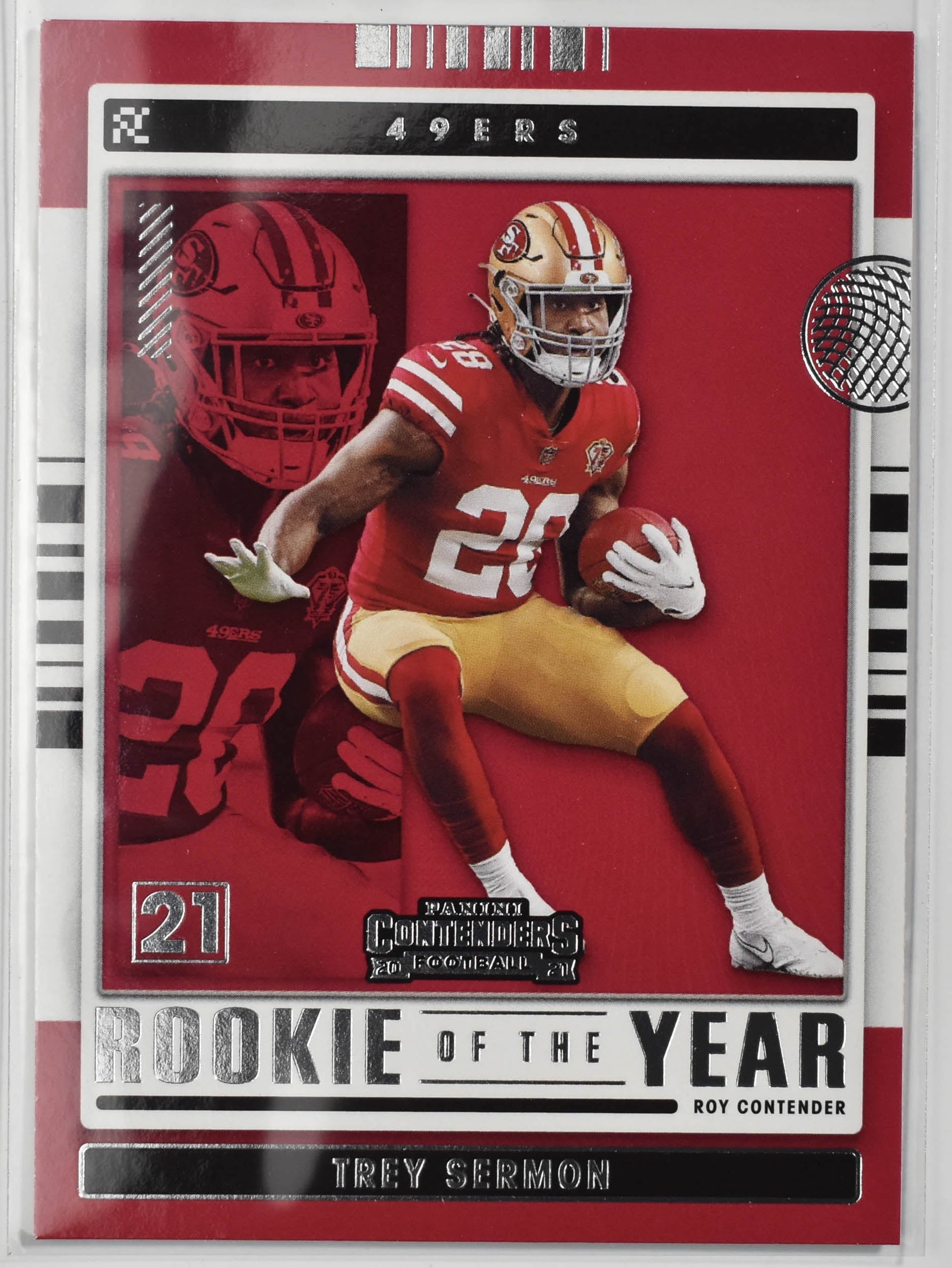 Trey Sermon ROY-TSE Panini Contenders Football 2021 Football Card