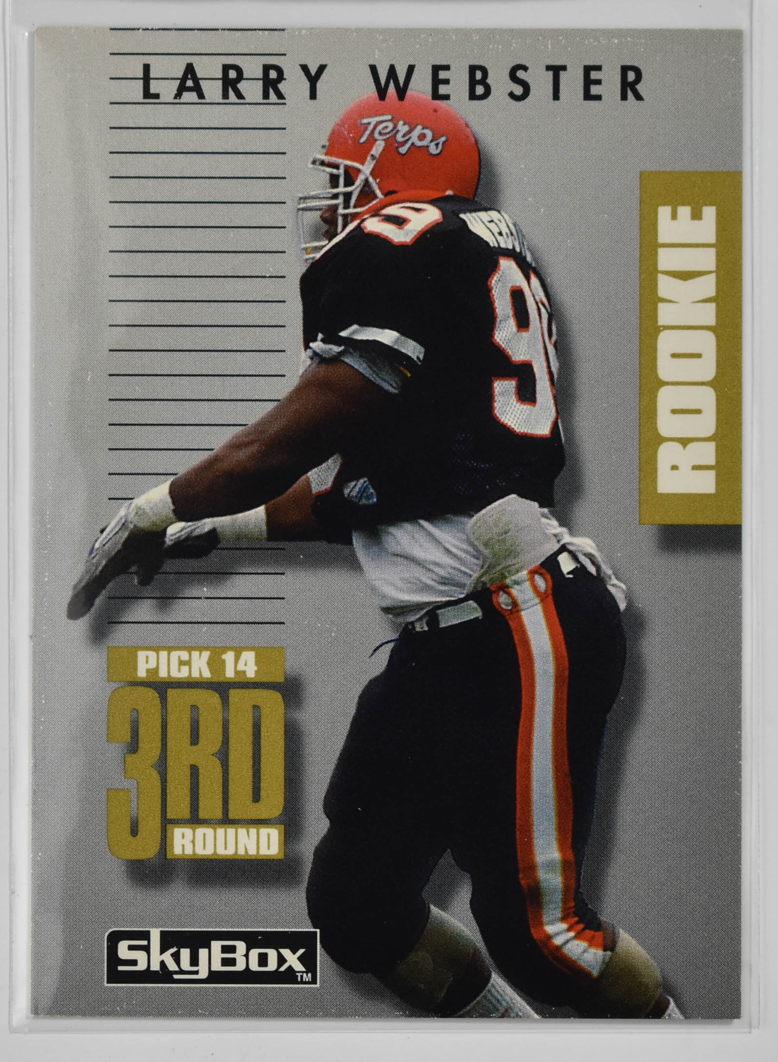 Larry Webster Rookie 235 Skybox 1992