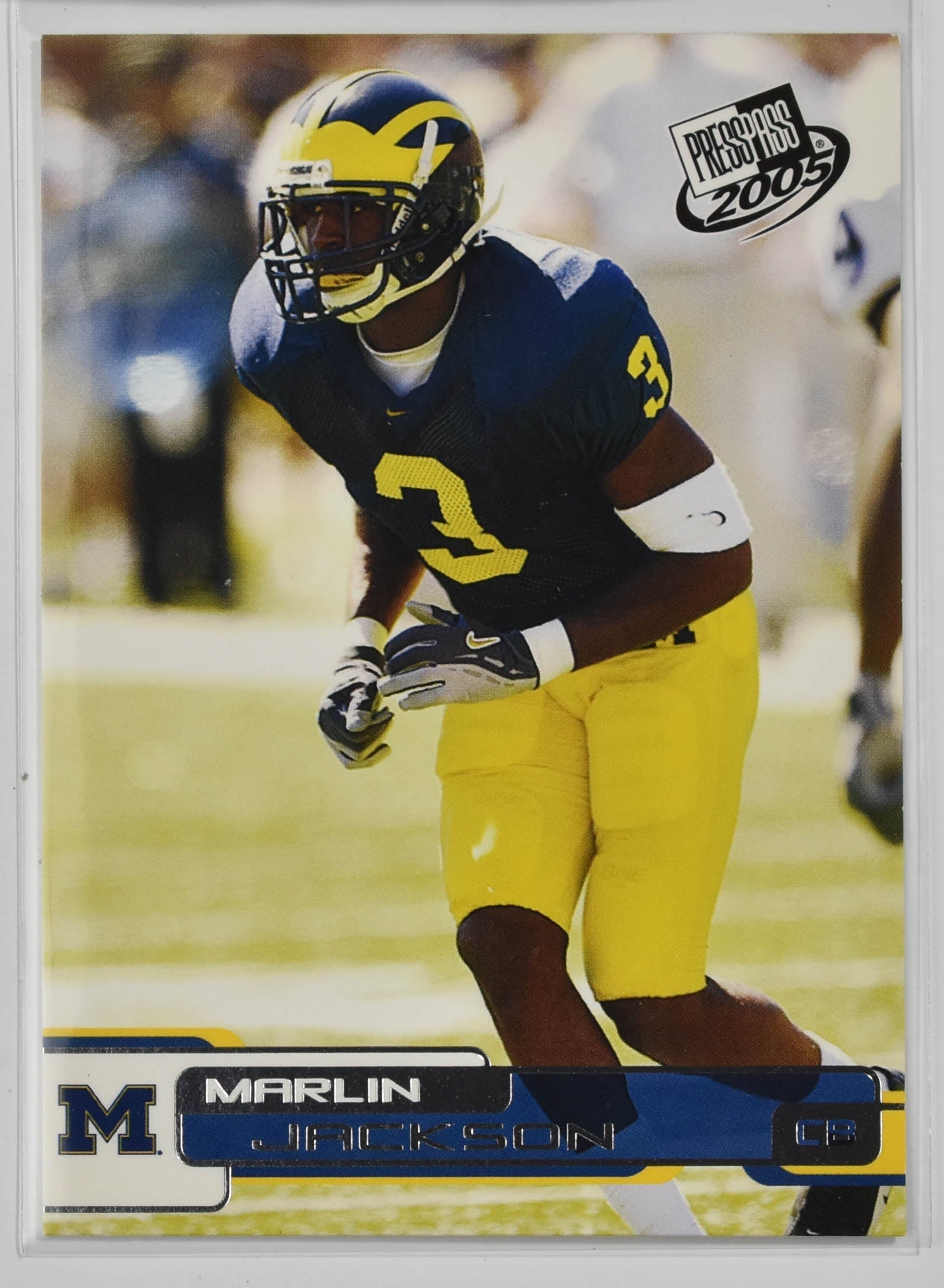 Marlin Jackson 37 Press Pass 2005 Michigan
