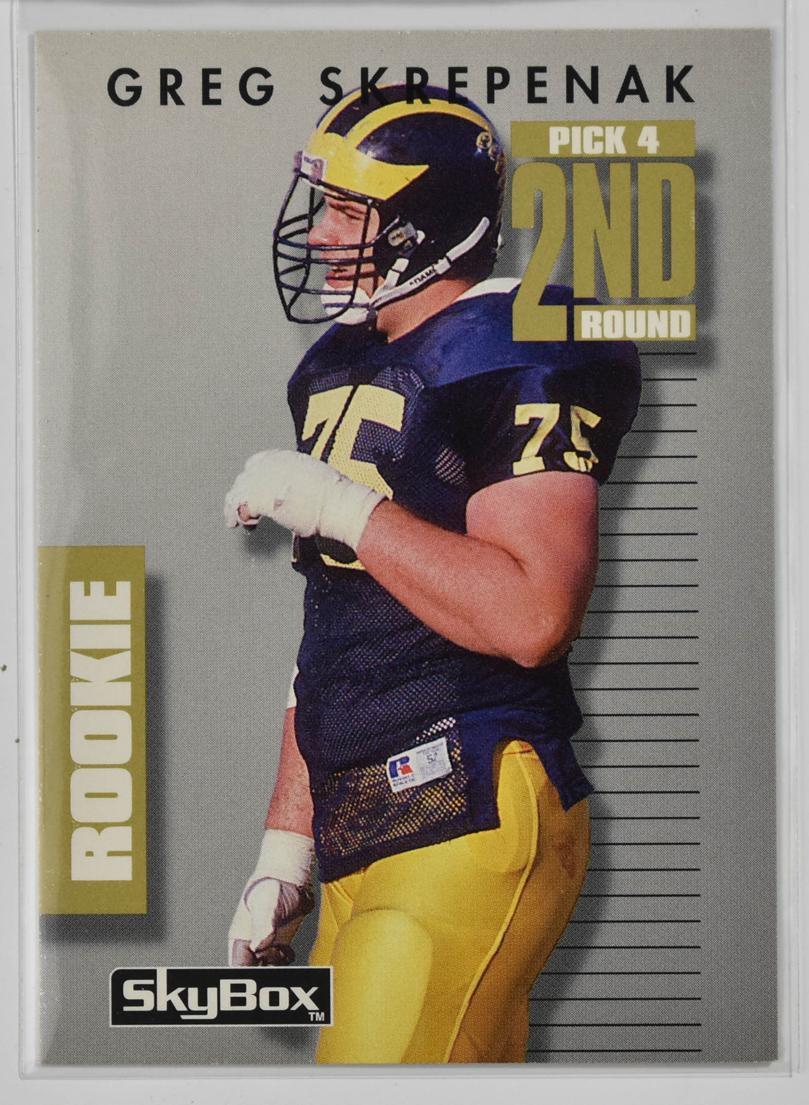 Greg Skrepenak 239 Skybox 1992 Primetime Oakland Raiders