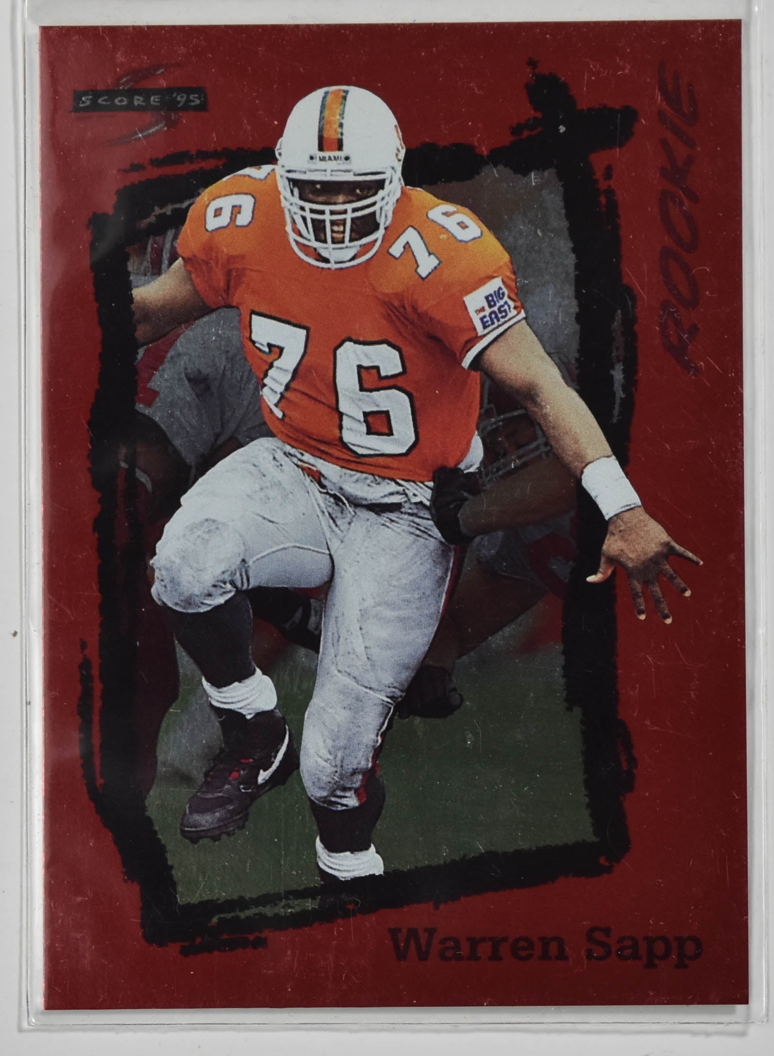 Warren Sapp 267 Score Rookie 1995 Pinnacle