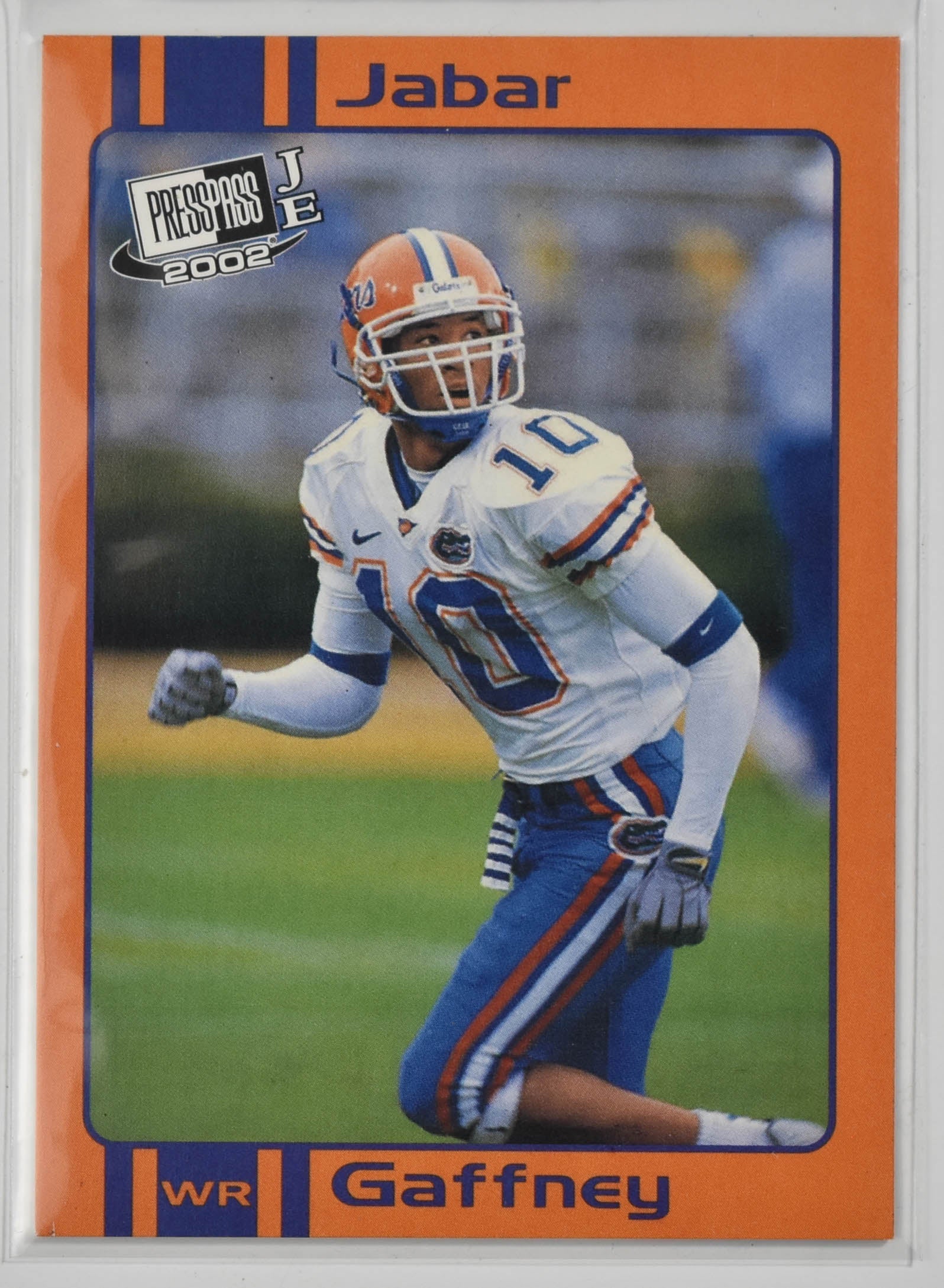 Jabar Gaffney OS 17/27 Press Pass 2002 Florida
