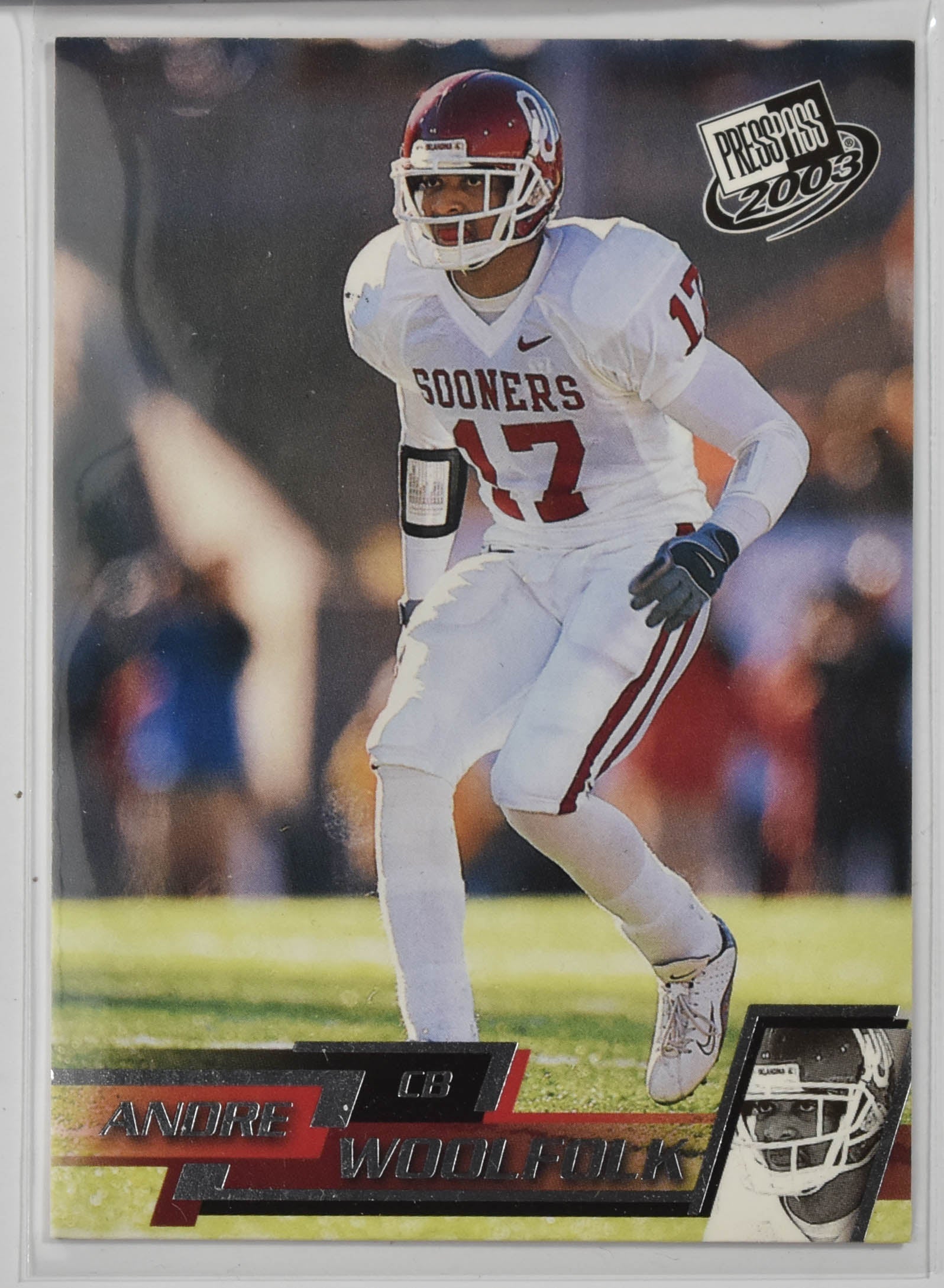 Andre Woolfolk 40 Press Pass 2003 Oklahoma