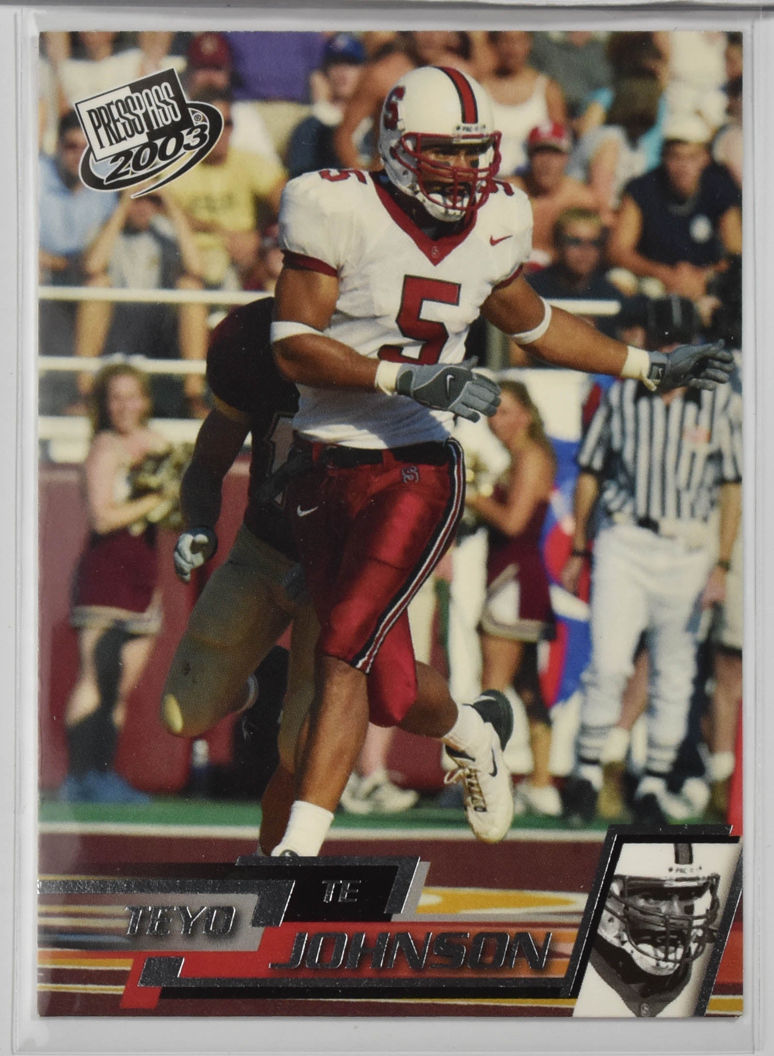 Teyo Johnson 30 Press Pass 2003 Stanford Univ