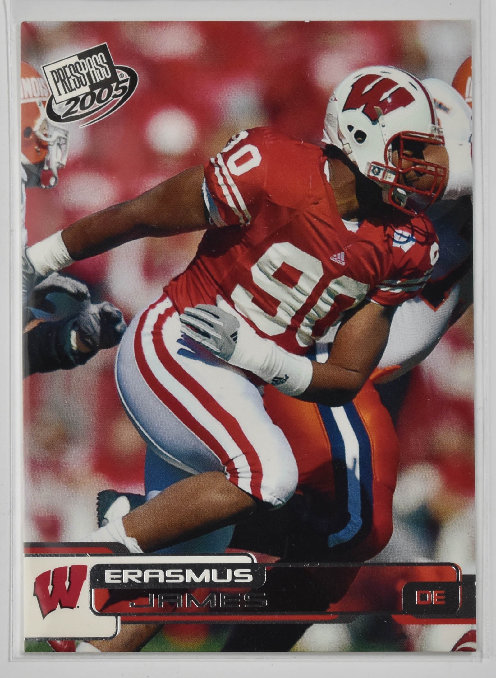 Erasmus James 41 Press Pass 2005 University of Wisconsin