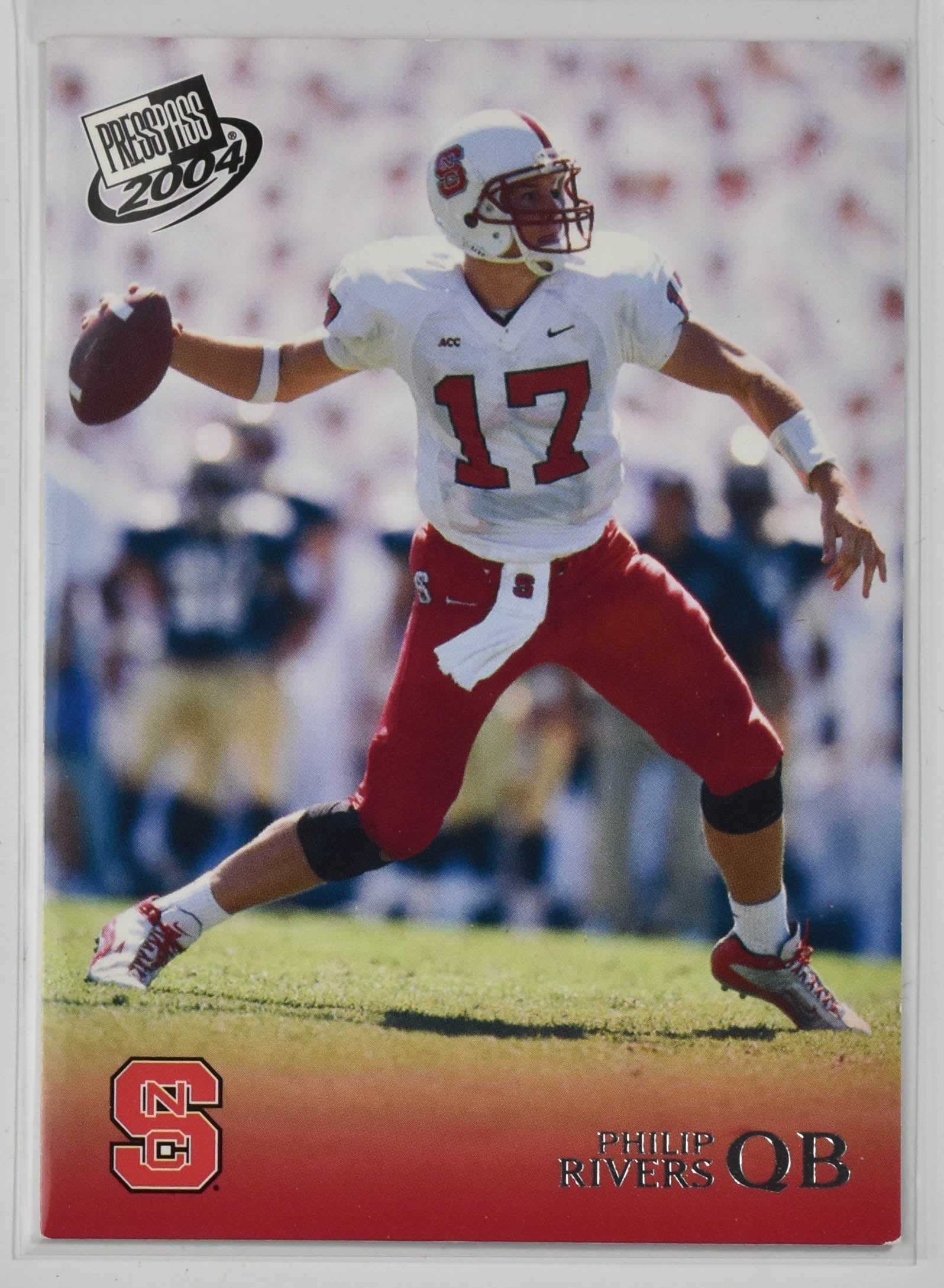 Philip Rivers 8 Press Pass 2004 North Carolina