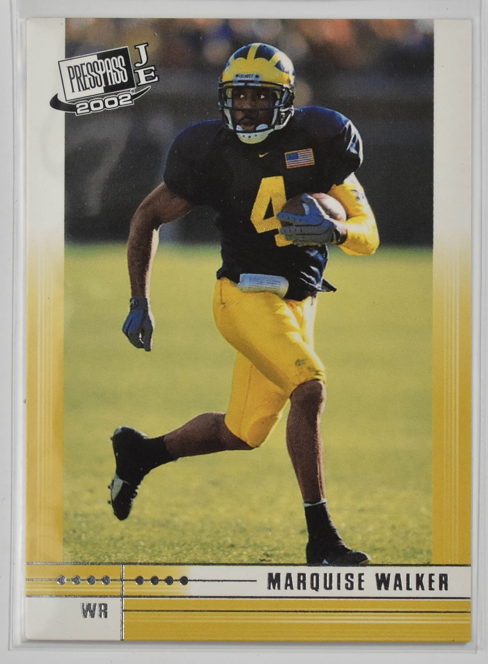 Marquise Walker 35 Press Pass 2002