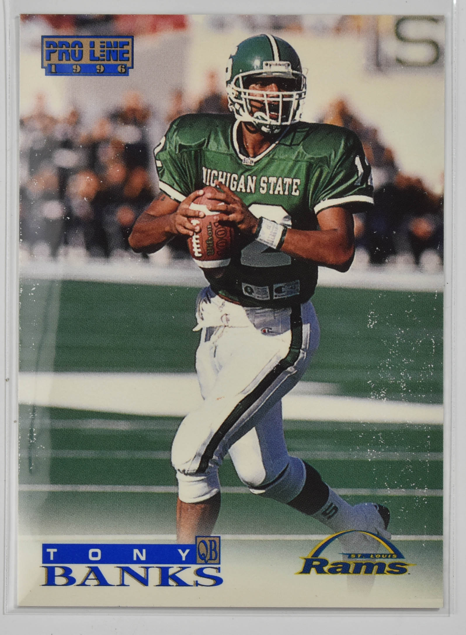 Tony Banks 334 Score 1996 Pro Line St Louis Rams