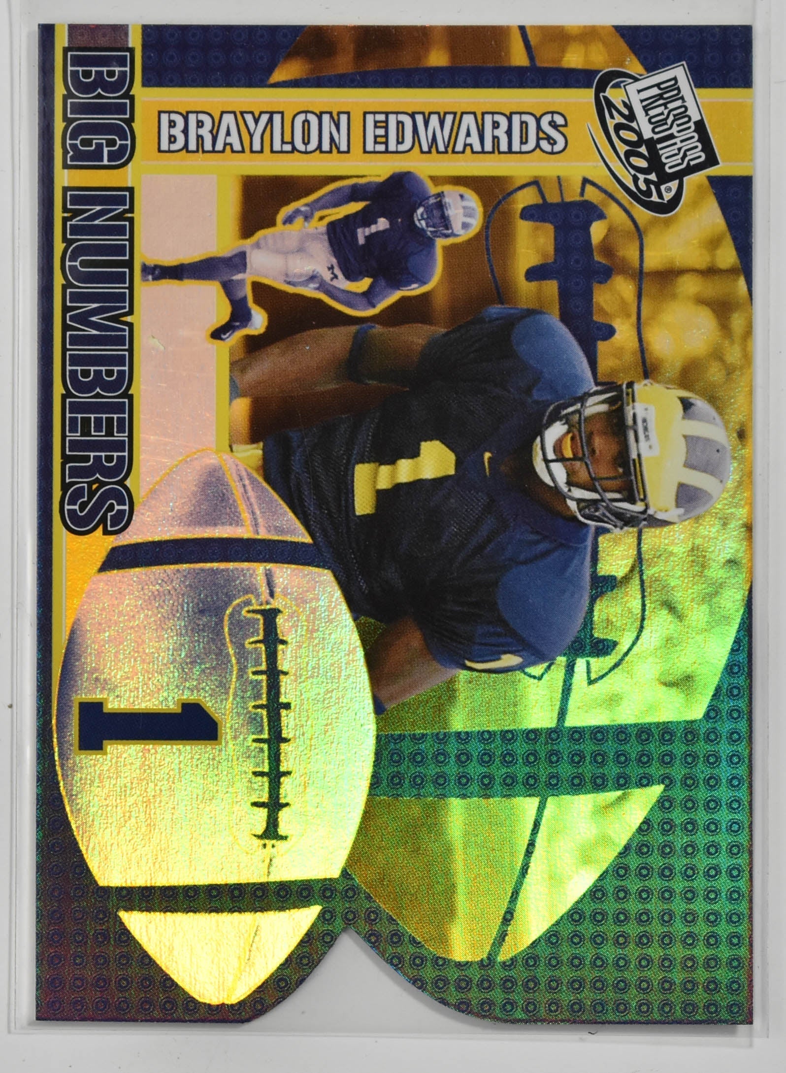 Braylon Edwards BN 6/25 Press Pass 2005