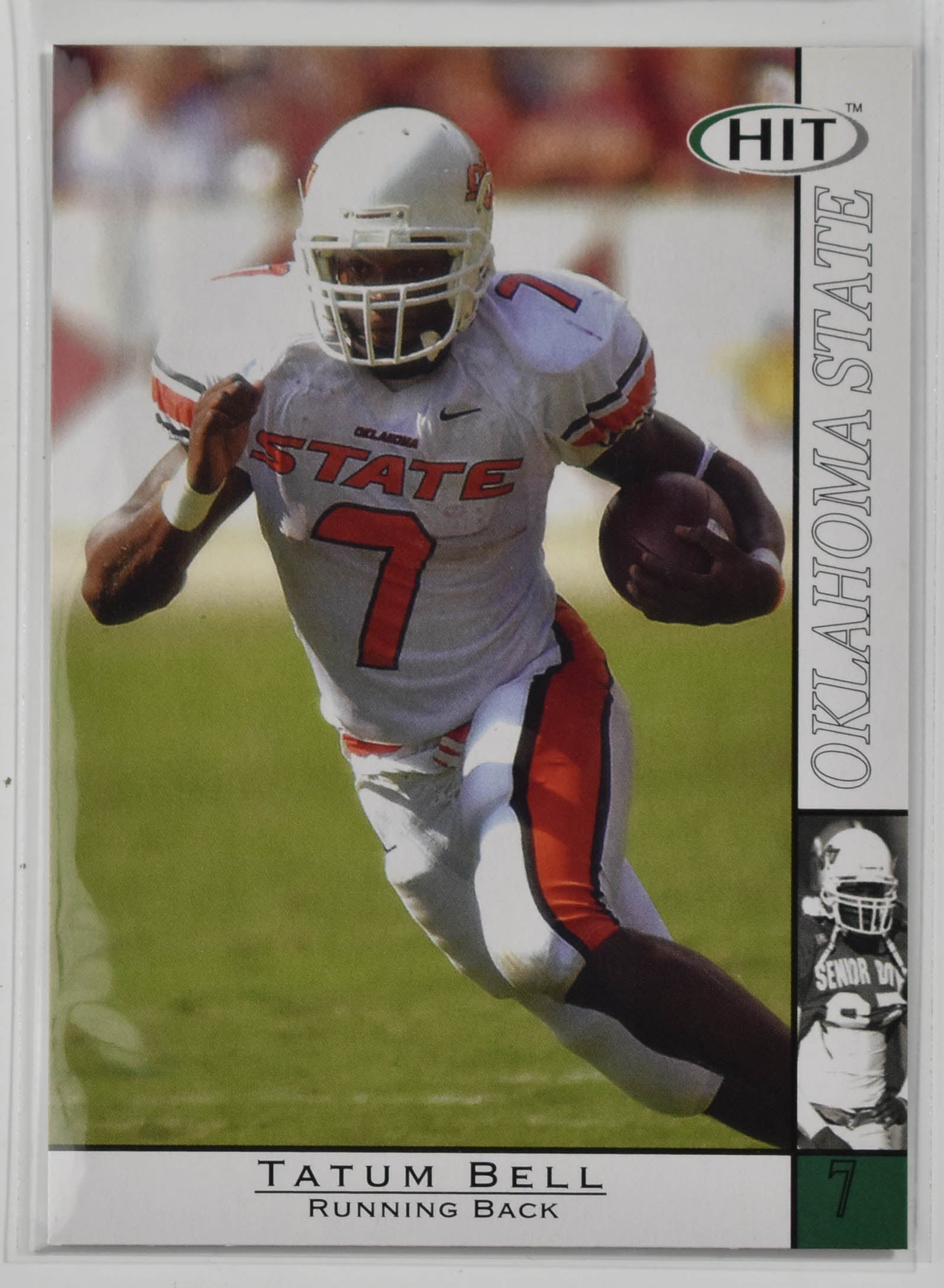 Tatum Bell 27 Sage Hit 2004 Oklahoma State